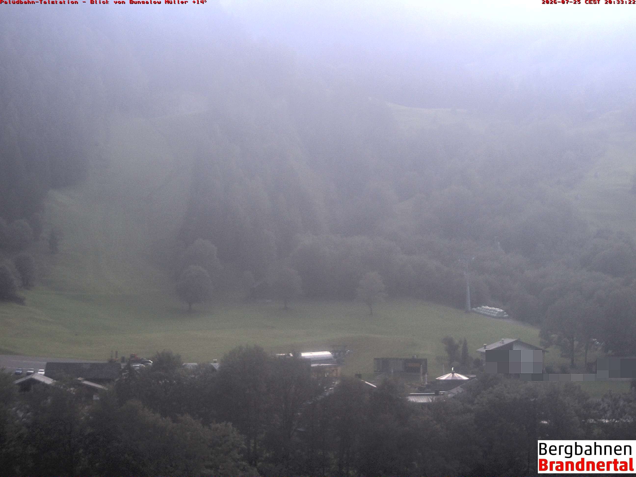 Archiv Foto Webcam Talstation Palüdbahn, Brand bei Bludenz