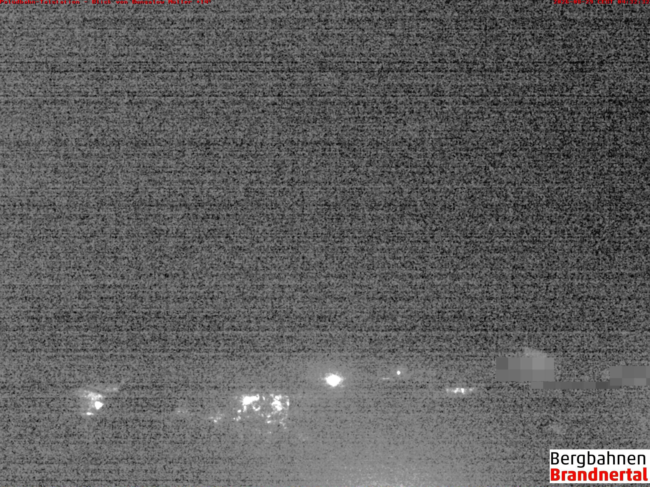 Archived image Webcam base station "Palüdbahn", Brand near Bludenz