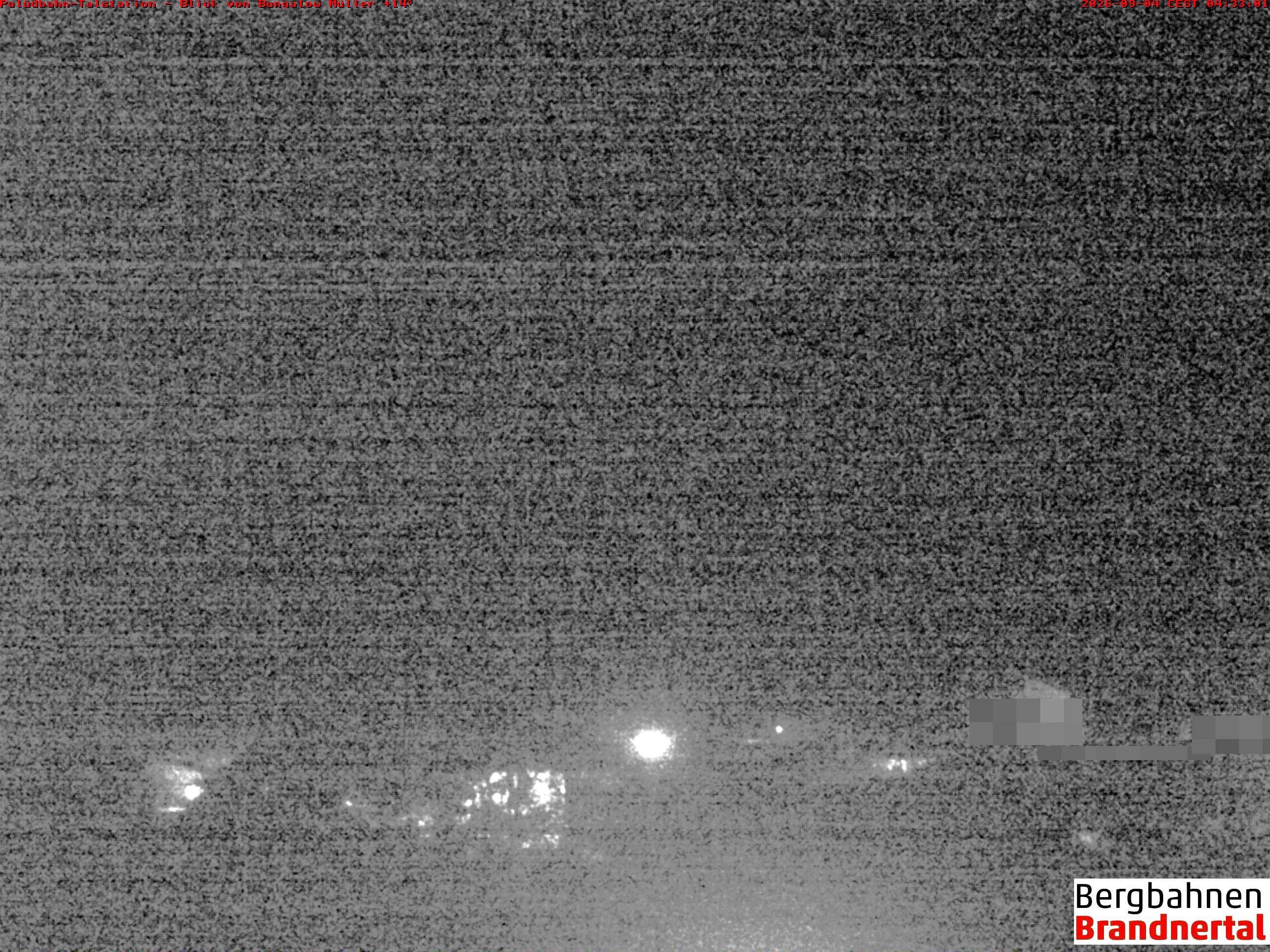 Archived image Webcam base station "Palüdbahn", Brand near Bludenz