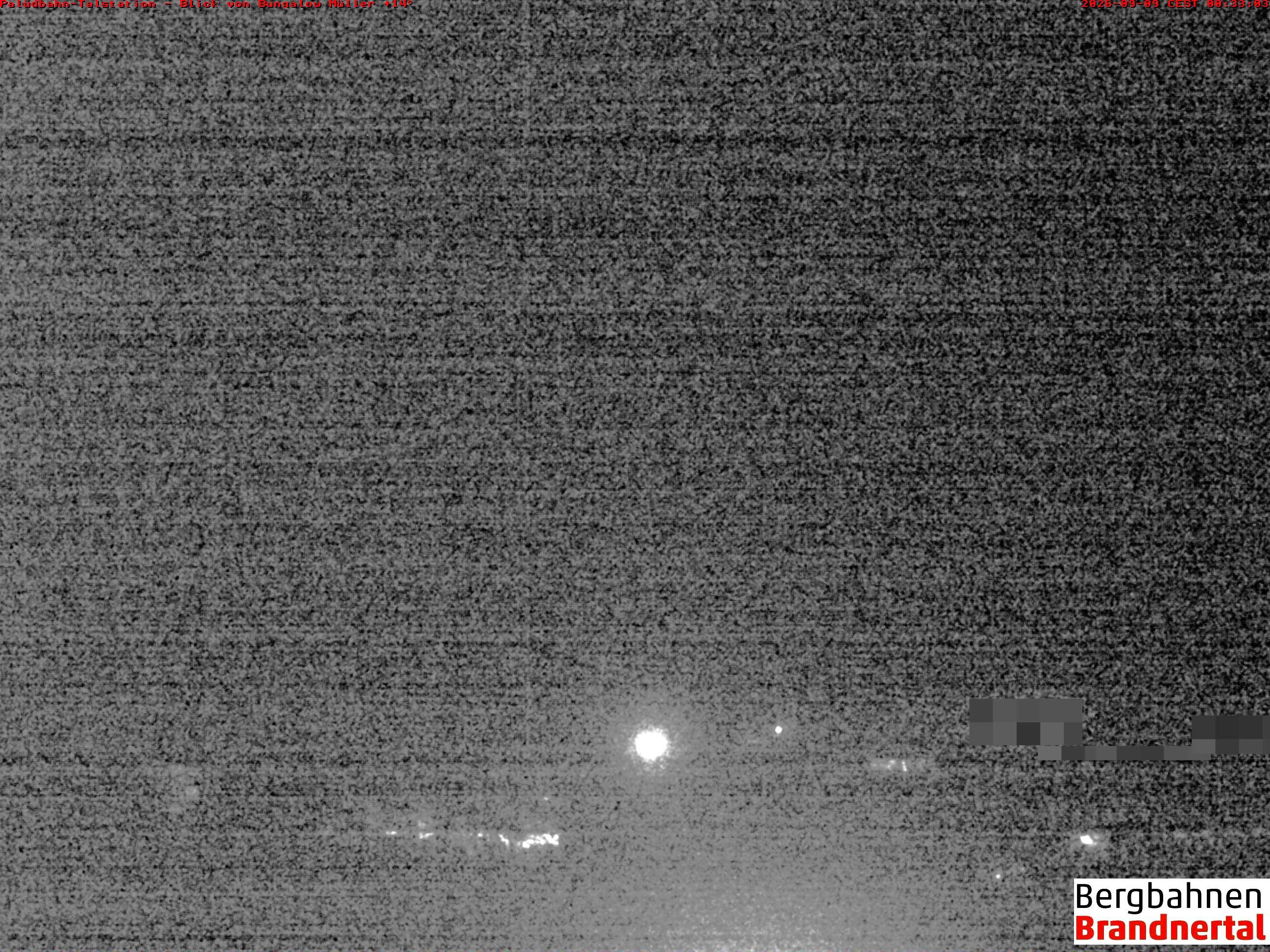 Archived image Webcam base station "Palüdbahn", Brand near Bludenz
