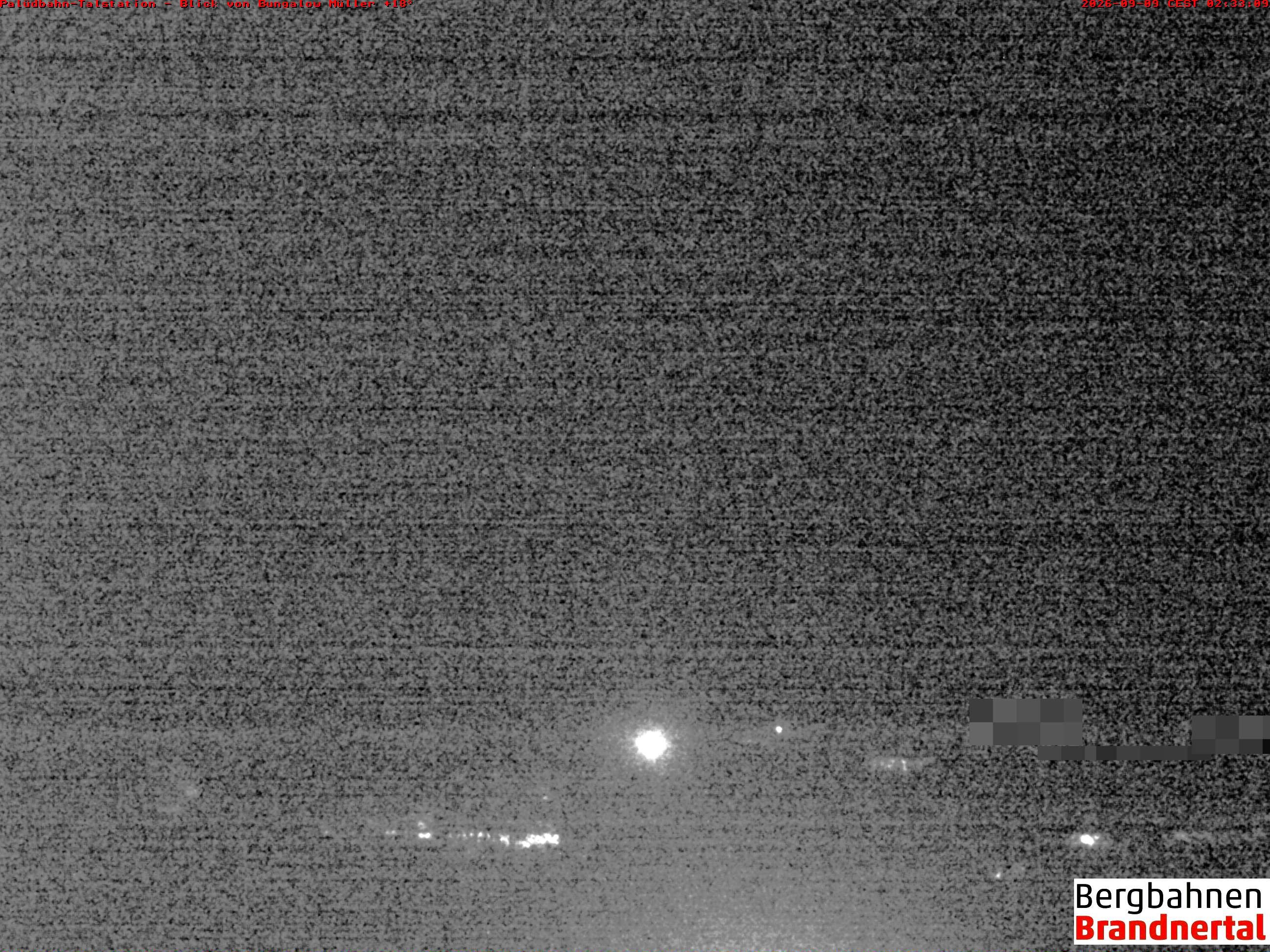 Archived image Webcam base station "Palüdbahn", Brand near Bludenz