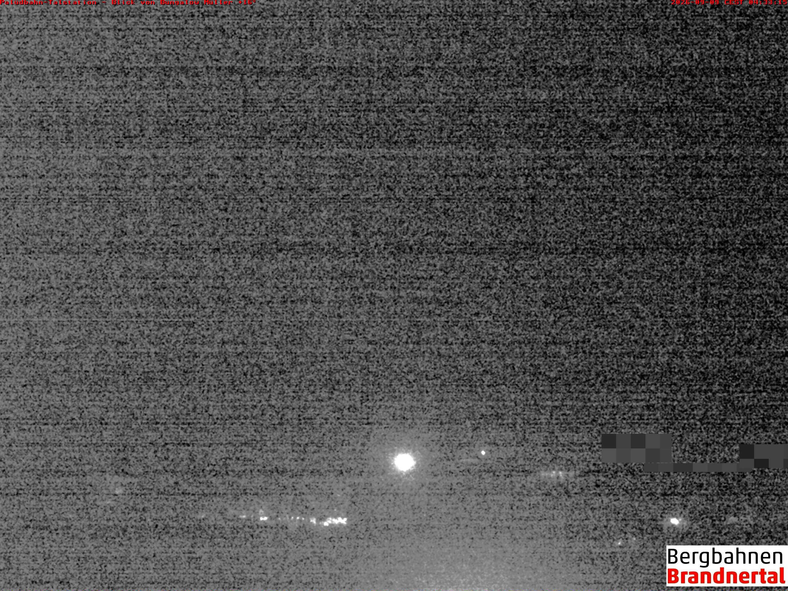 Archived image Webcam base station "Palüdbahn", Brand near Bludenz