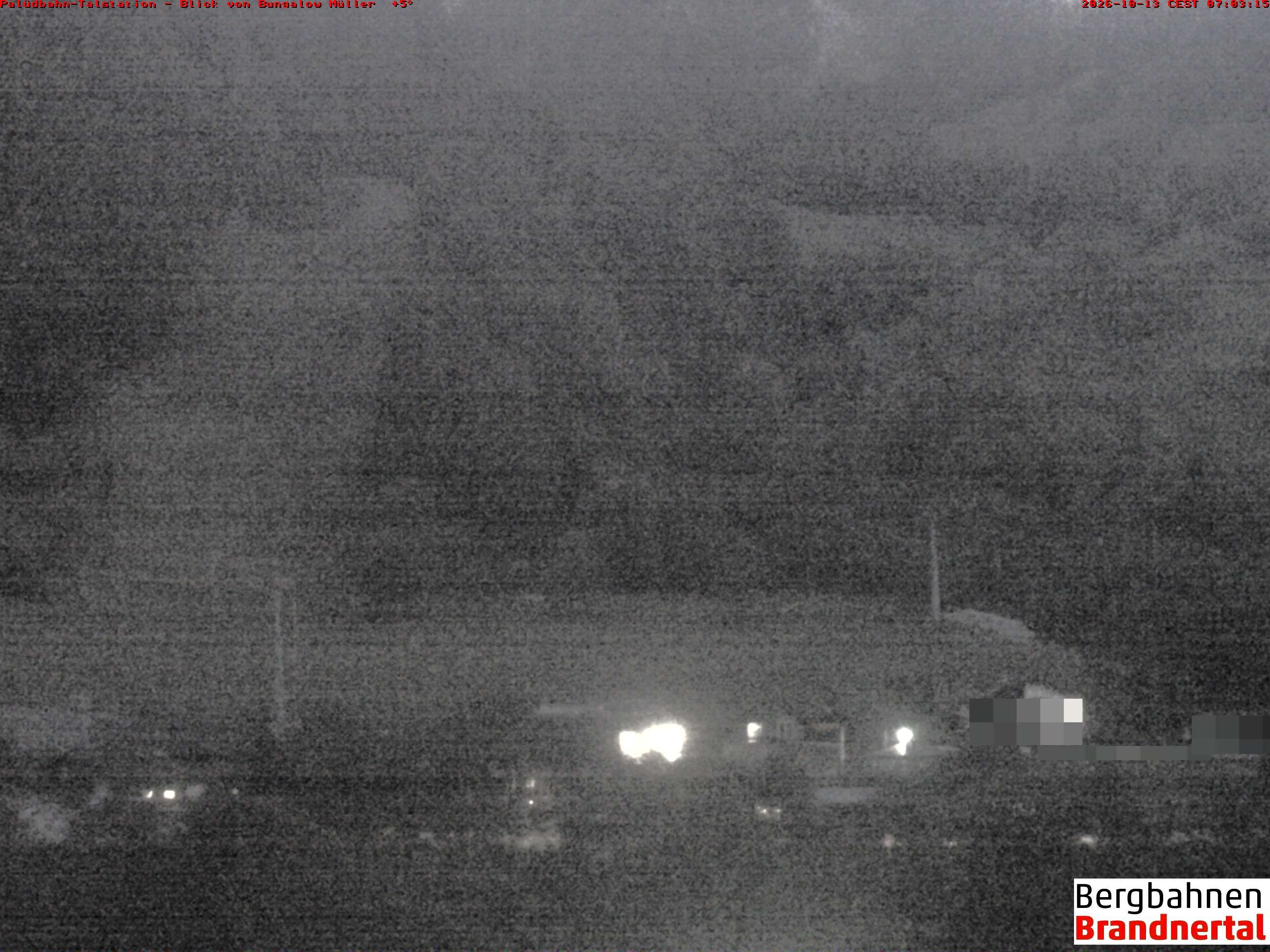 Archiv Foto Webcam Talstation Palüdbahn, Brand bei Bludenz