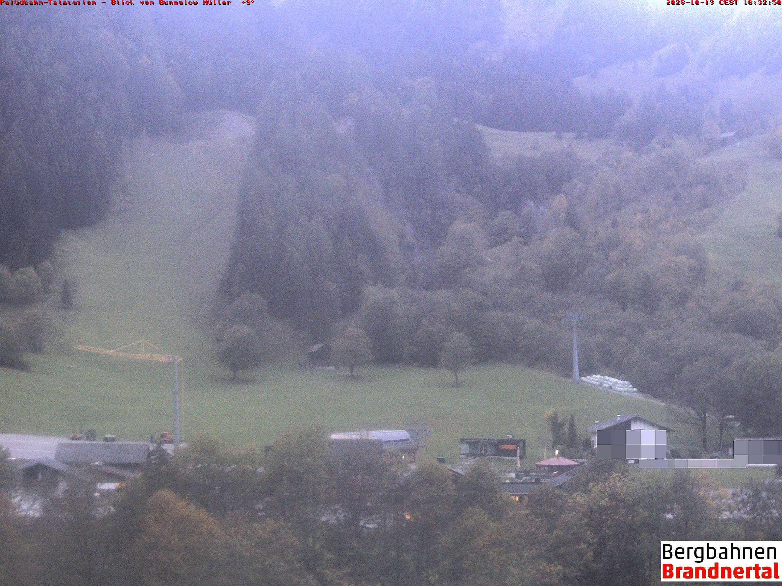 Archiv Foto Webcam Talstation Palüdbahn, Brand bei Bludenz