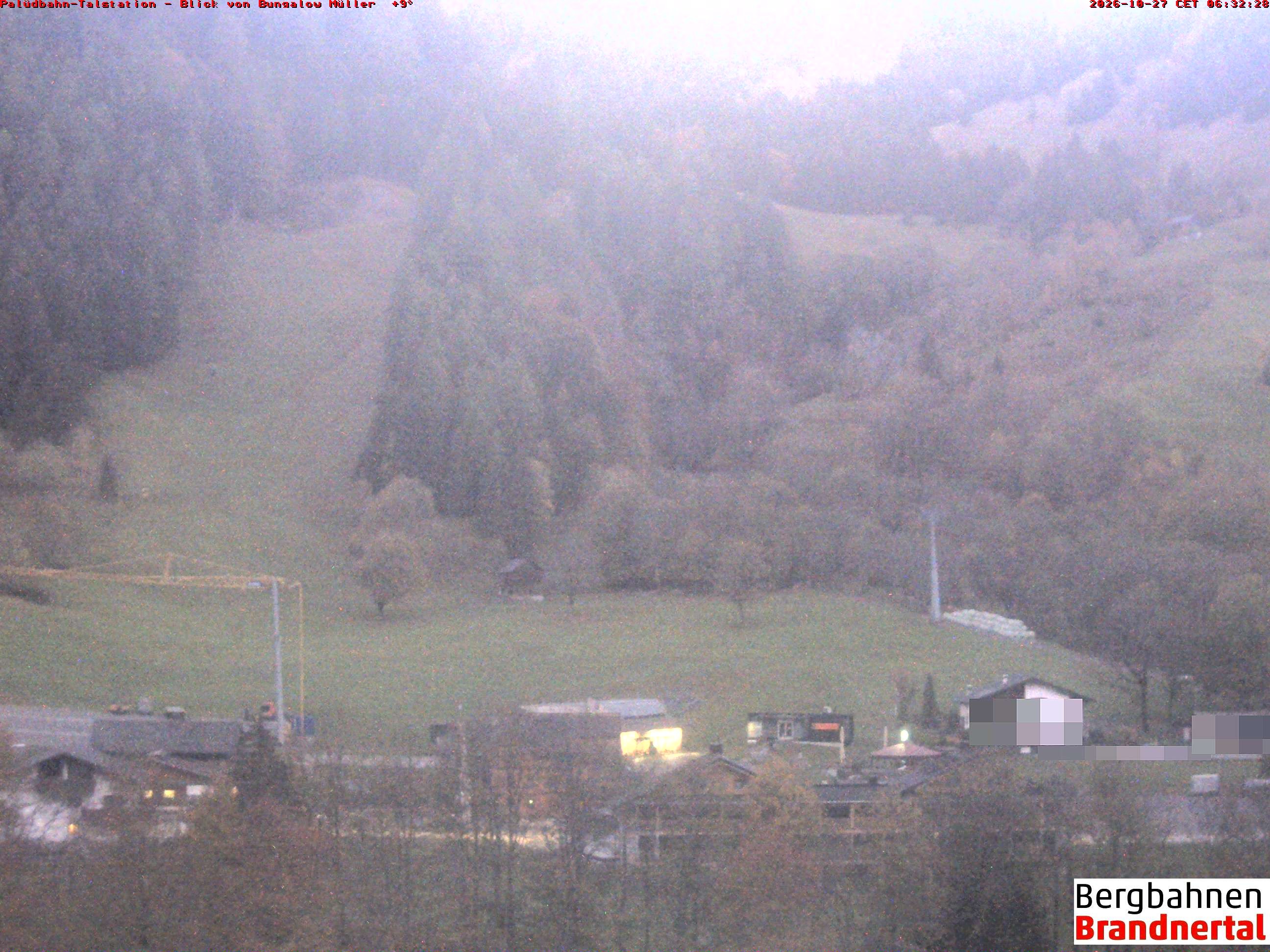 Archiv Foto Webcam Talstation Palüdbahn, Brand bei Bludenz