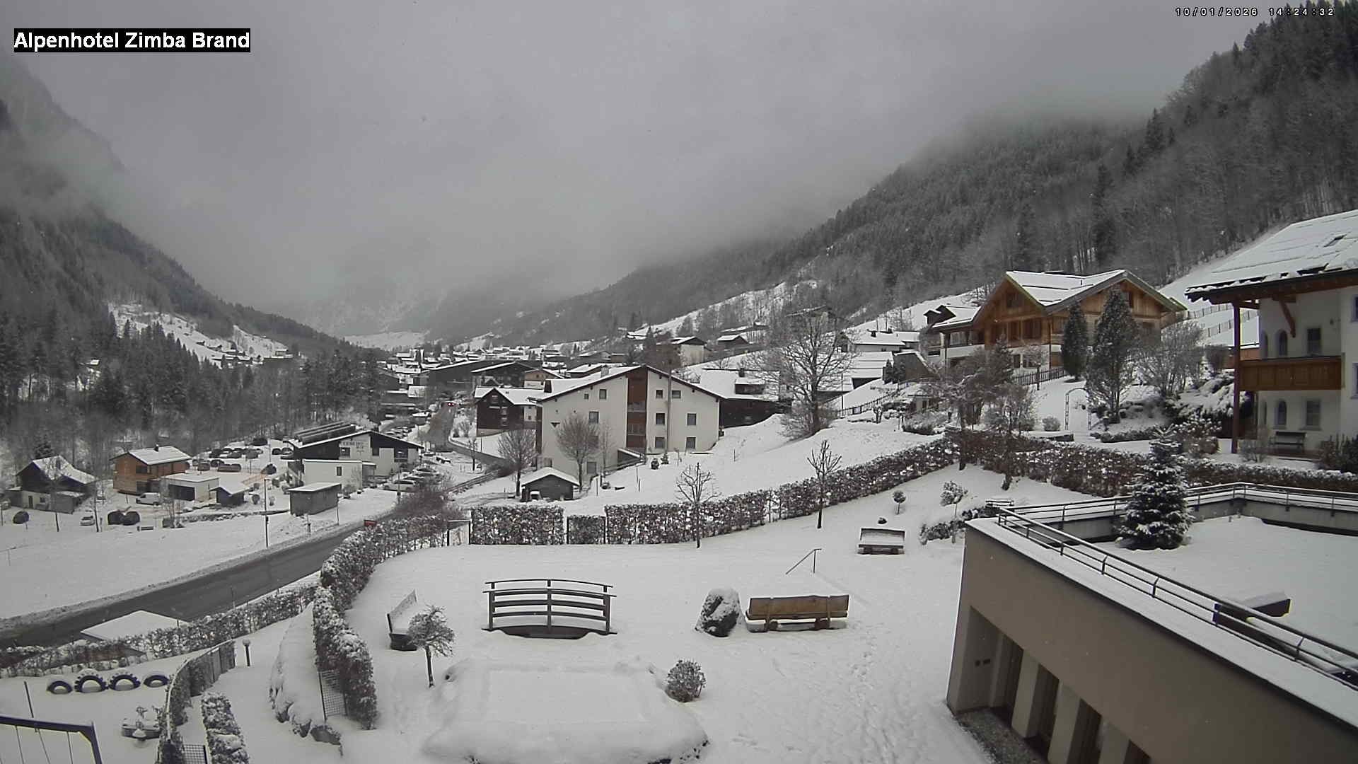 Archiv Foto Webcam Alpenhof Zimba, Brand, Vorarlberg