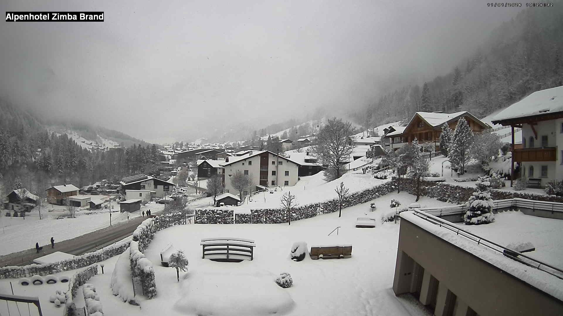 Archiv Foto Webcam Alpenhof Zimba, Brand, Vorarlberg