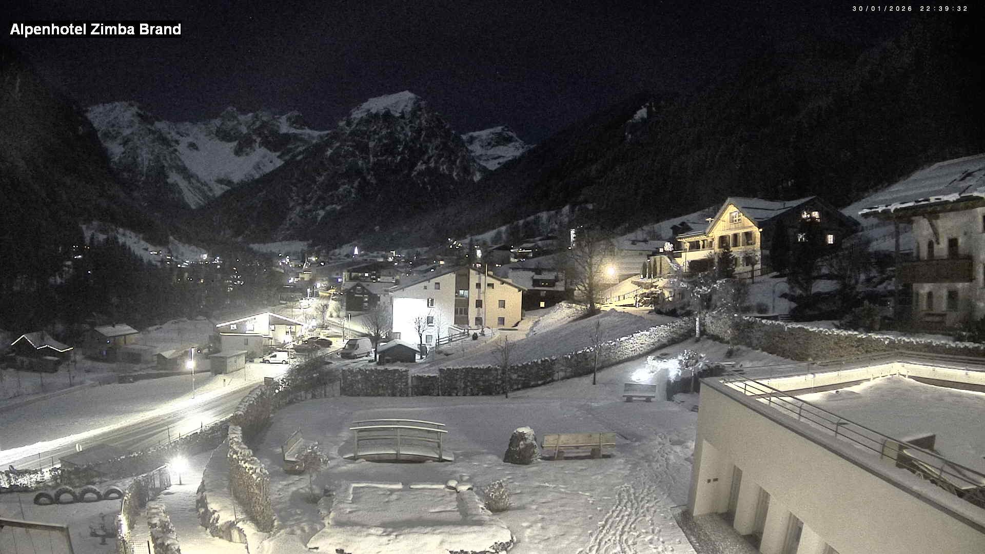 Archiv Foto Webcam Alpenhof Zimba, Brand, Vorarlberg