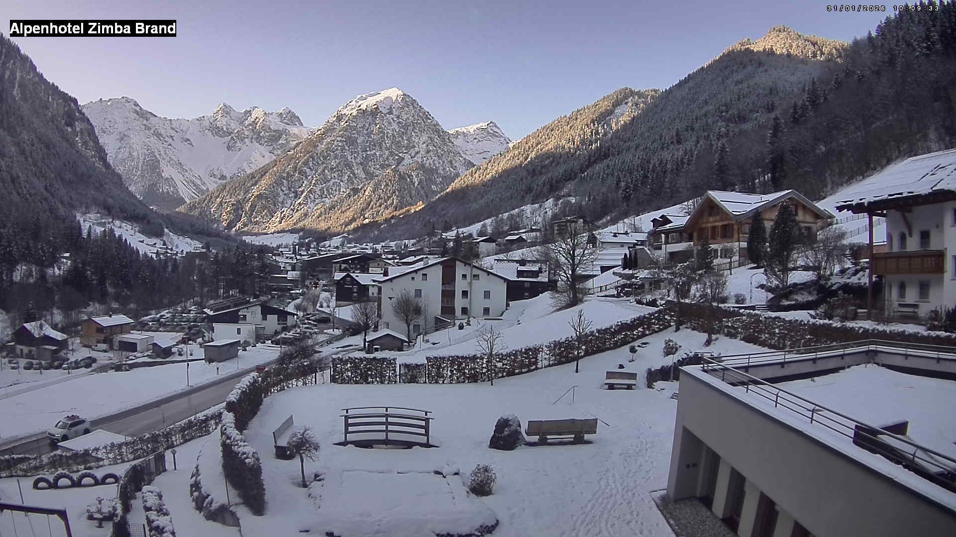 Archiv Foto Webcam Alpenhof Zimba, Brand, Vorarlberg