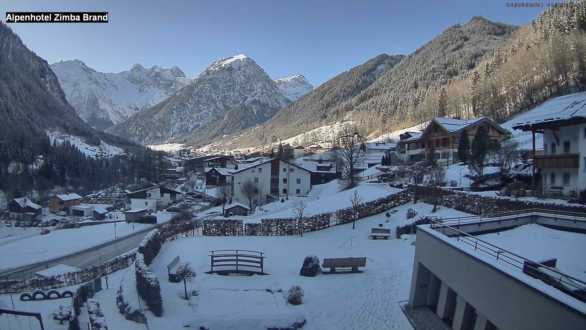 Archiv Foto Webcam Alpenhof Zimba, Brand, Vorarlberg