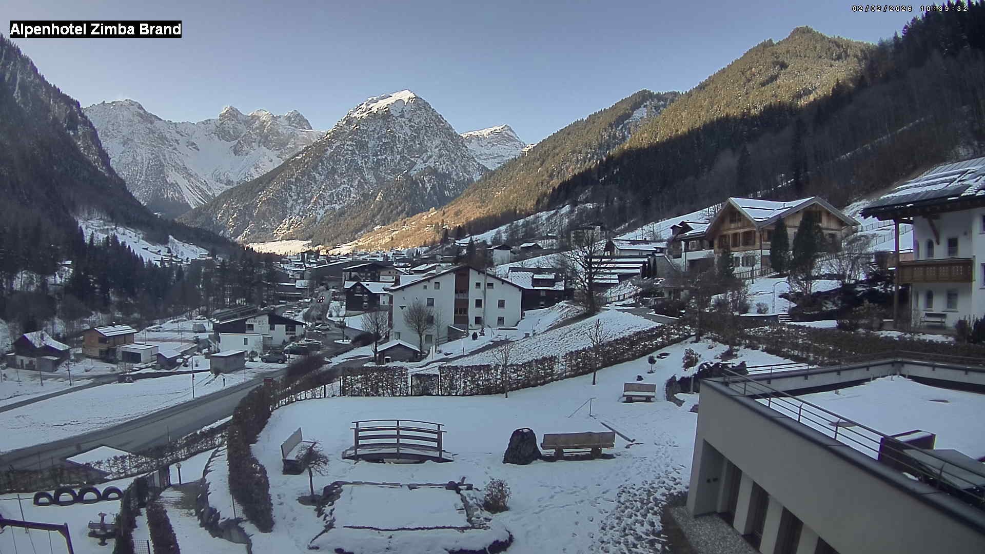 Archiv Foto Webcam Alpenhof Zimba, Brand, Vorarlberg