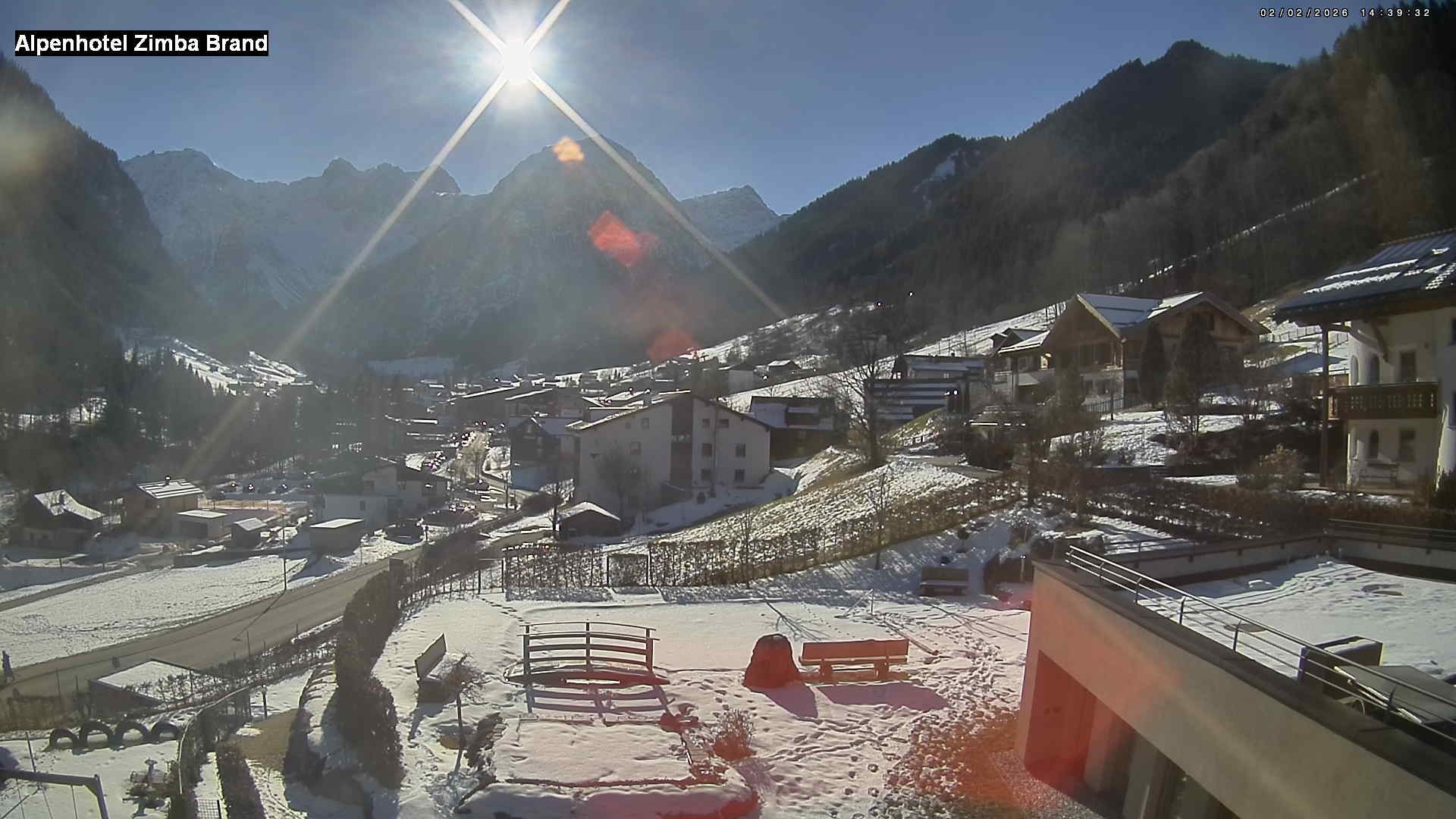 Archiv Foto Webcam Alpenhof Zimba, Brand, Vorarlberg