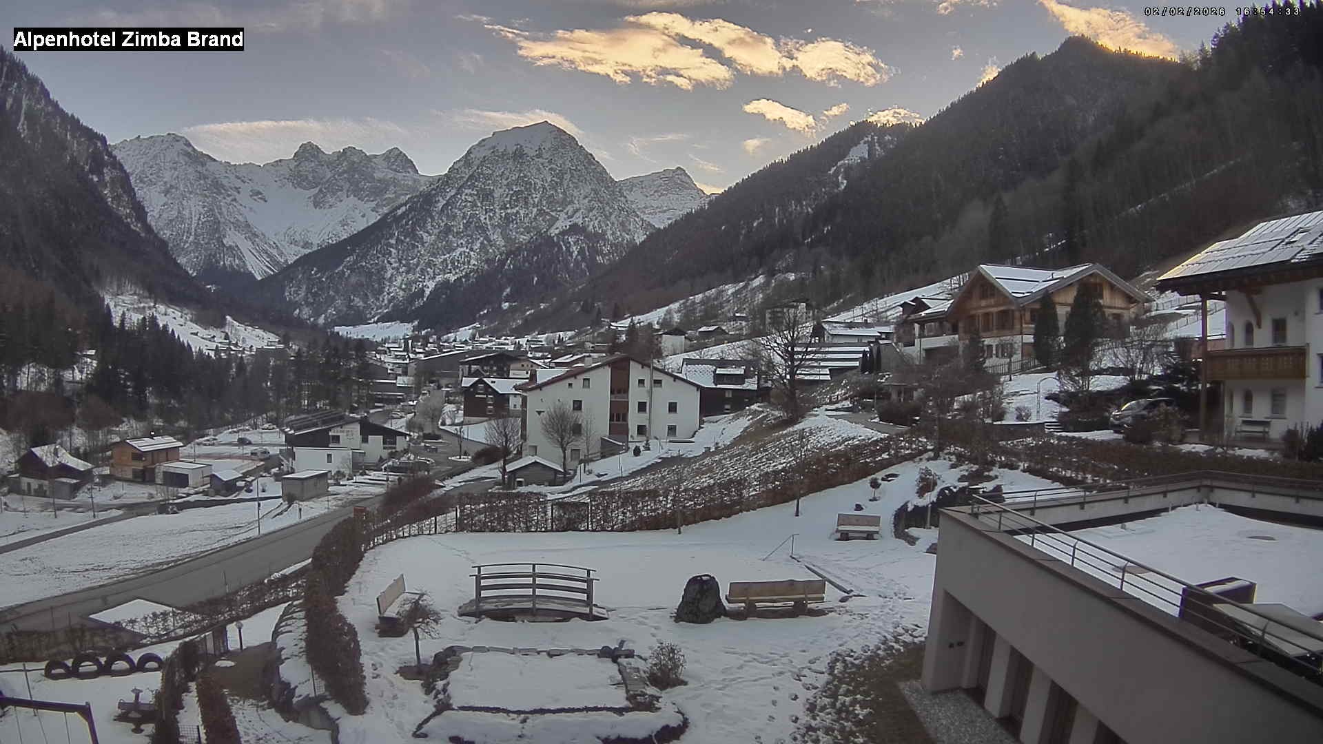 Archiv Foto Webcam Alpenhof Zimba, Brand, Vorarlberg