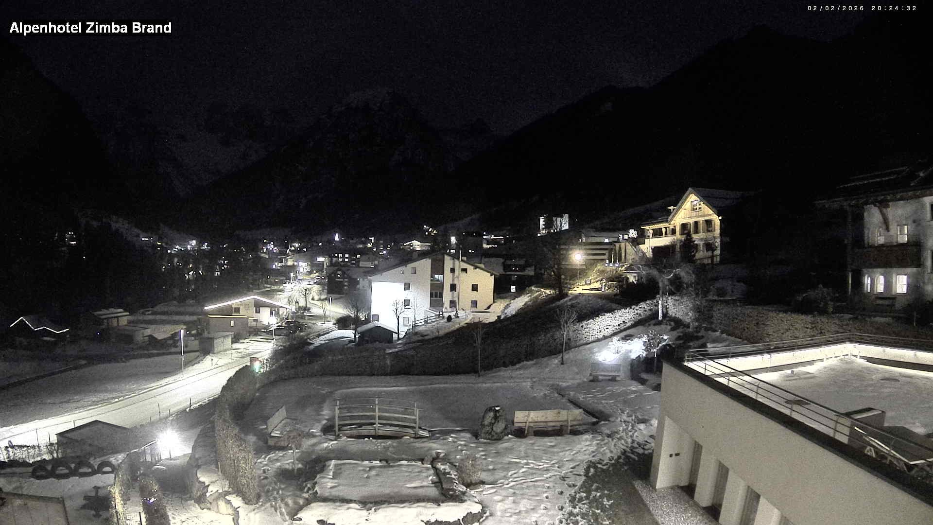 Archiv Foto Webcam Alpenhof Zimba, Brand, Vorarlberg