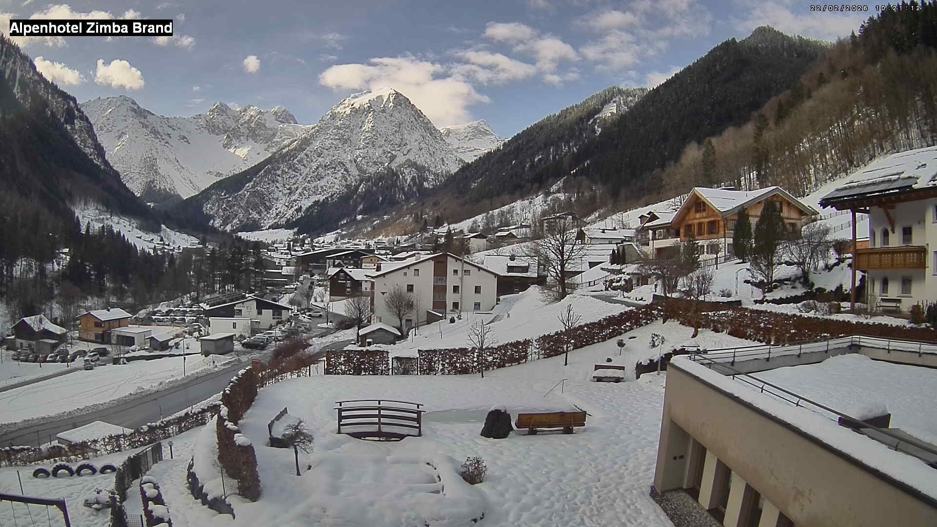 Archiv Foto Webcam Alpenhof Zimba, Brand, Vorarlberg