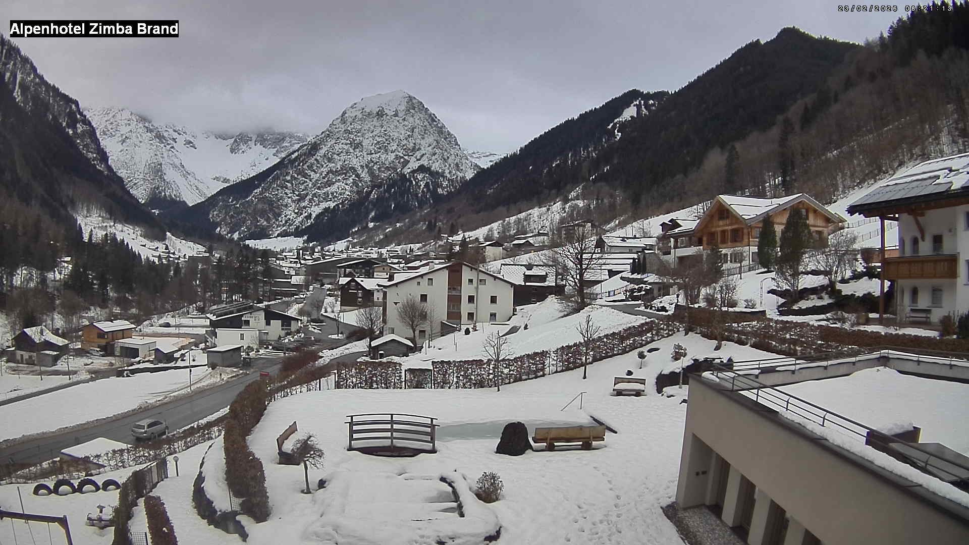 Archiv Foto Webcam Alpenhof Zimba, Brand, Vorarlberg