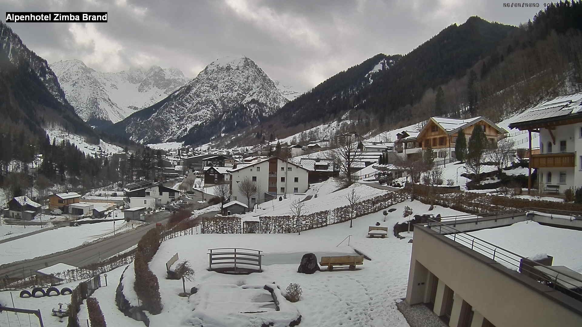Archiv Foto Webcam Alpenhof Zimba, Brand, Vorarlberg