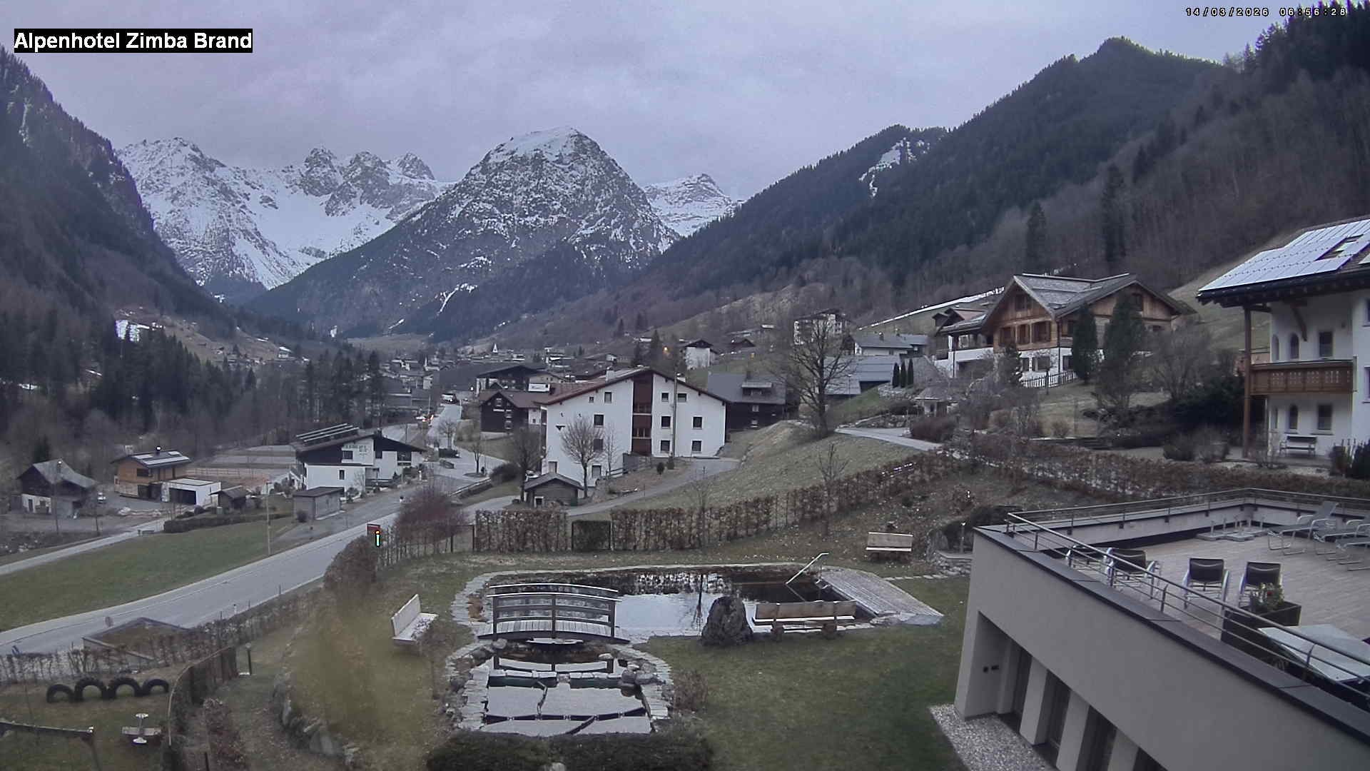 Archiv Foto Webcam Alpenhof Zimba, Brand, Vorarlberg
