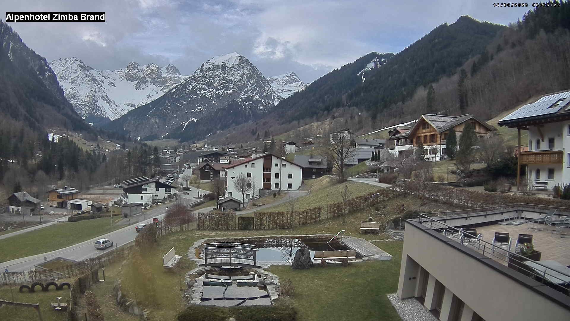 Archiv Foto Webcam Alpenhof Zimba, Brand, Vorarlberg