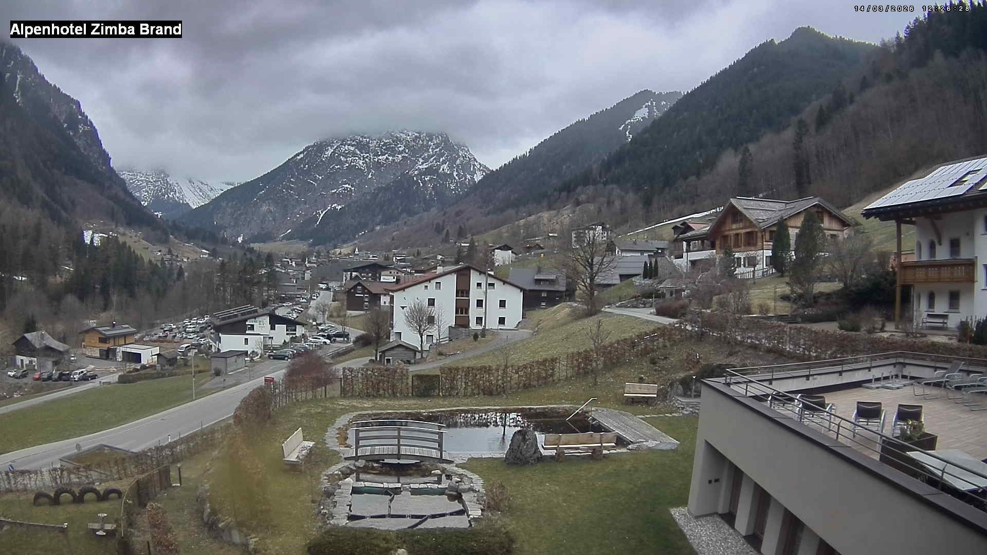 Archiv Foto Webcam Alpenhof Zimba, Brand, Vorarlberg