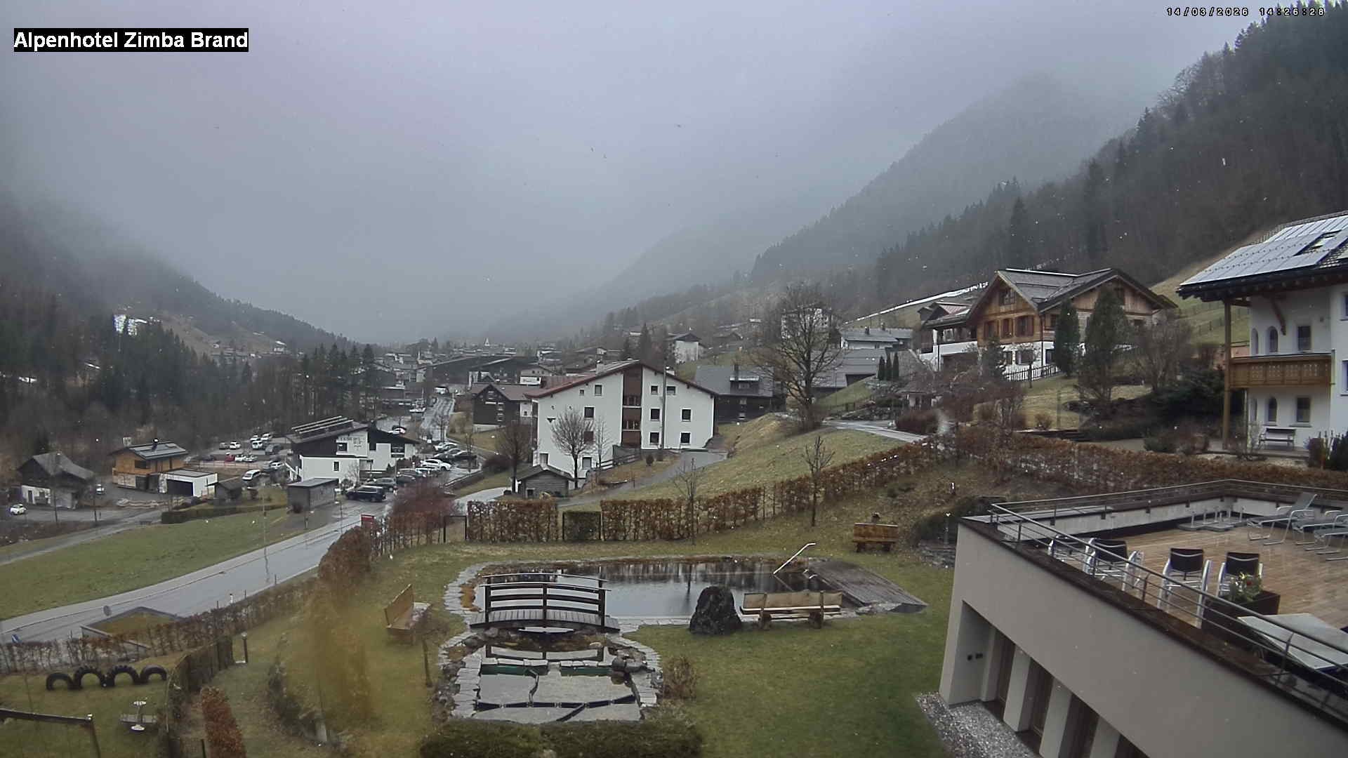 Archiv Foto Webcam Alpenhof Zimba, Brand, Vorarlberg