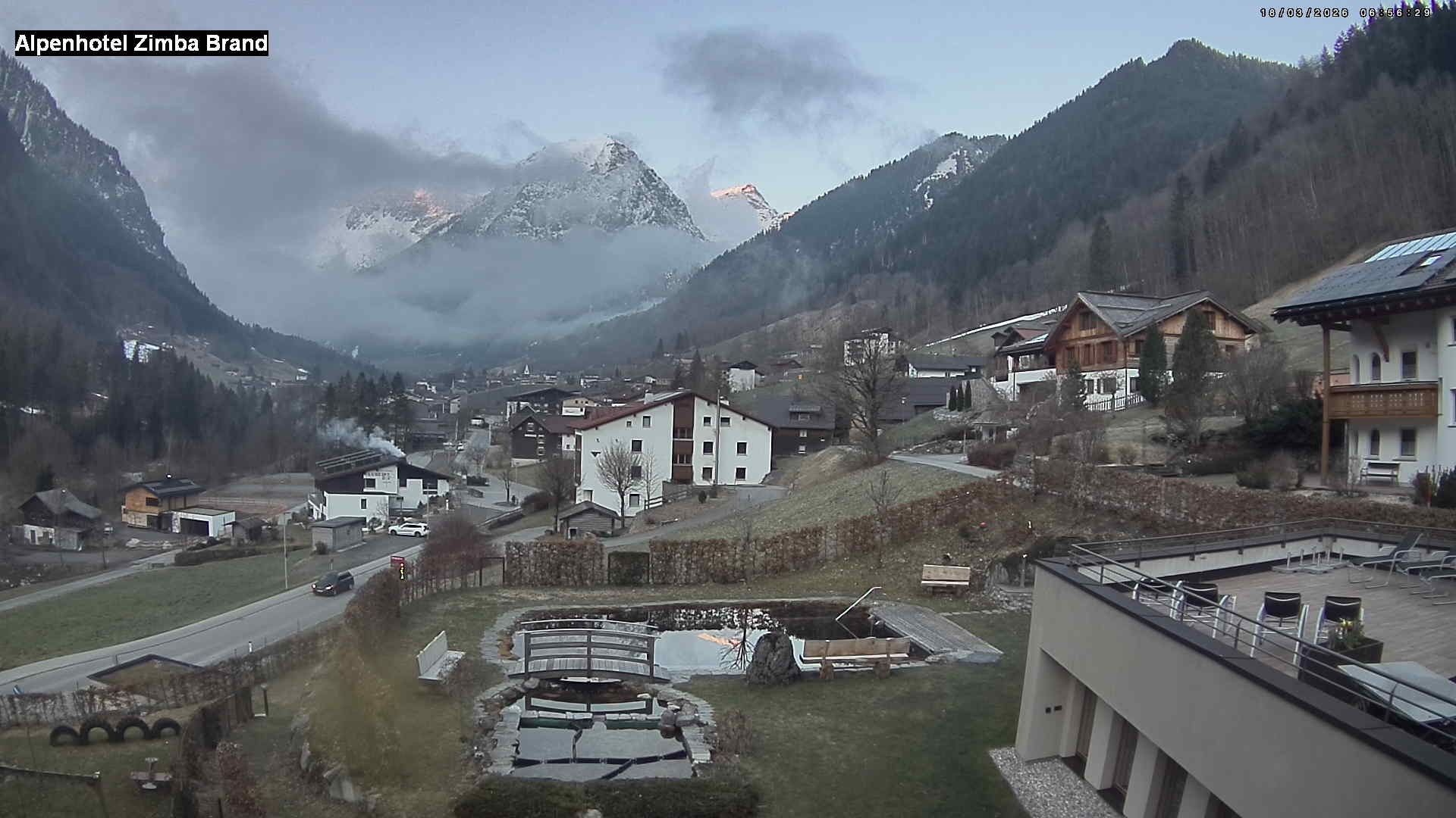 Archiv Foto Webcam Alpenhof Zimba, Brand, Vorarlberg