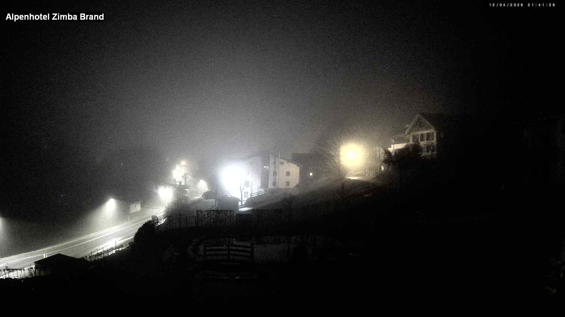 Archived image Webcam hotel Zimba, Brand in Vorarlberg