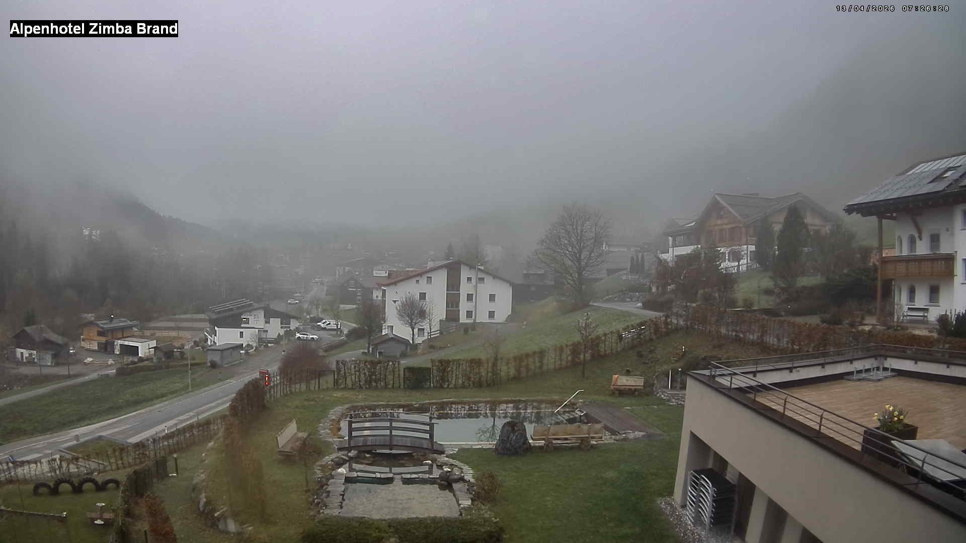 Archiv Foto Webcam Alpenhof Zimba, Brand, Vorarlberg