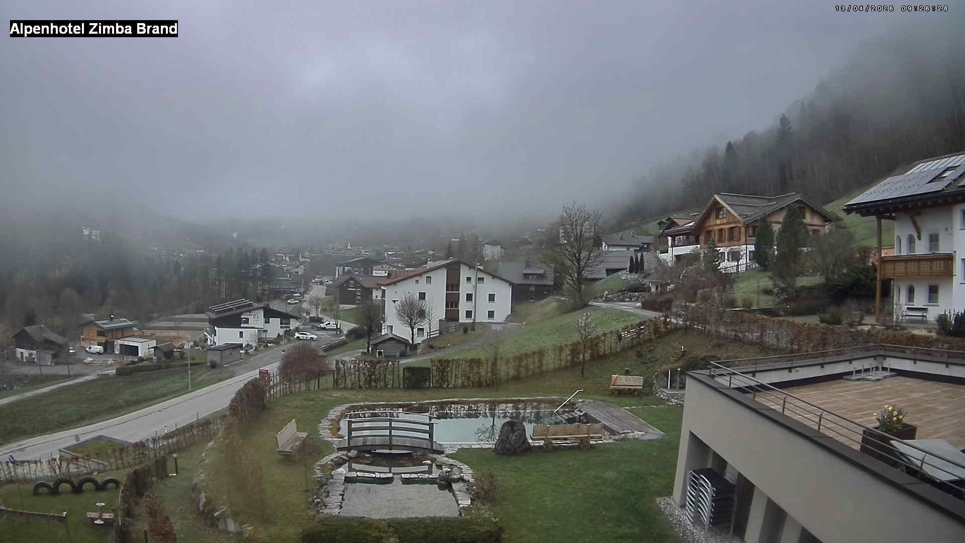 Archiv Foto Webcam Alpenhof Zimba, Brand, Vorarlberg