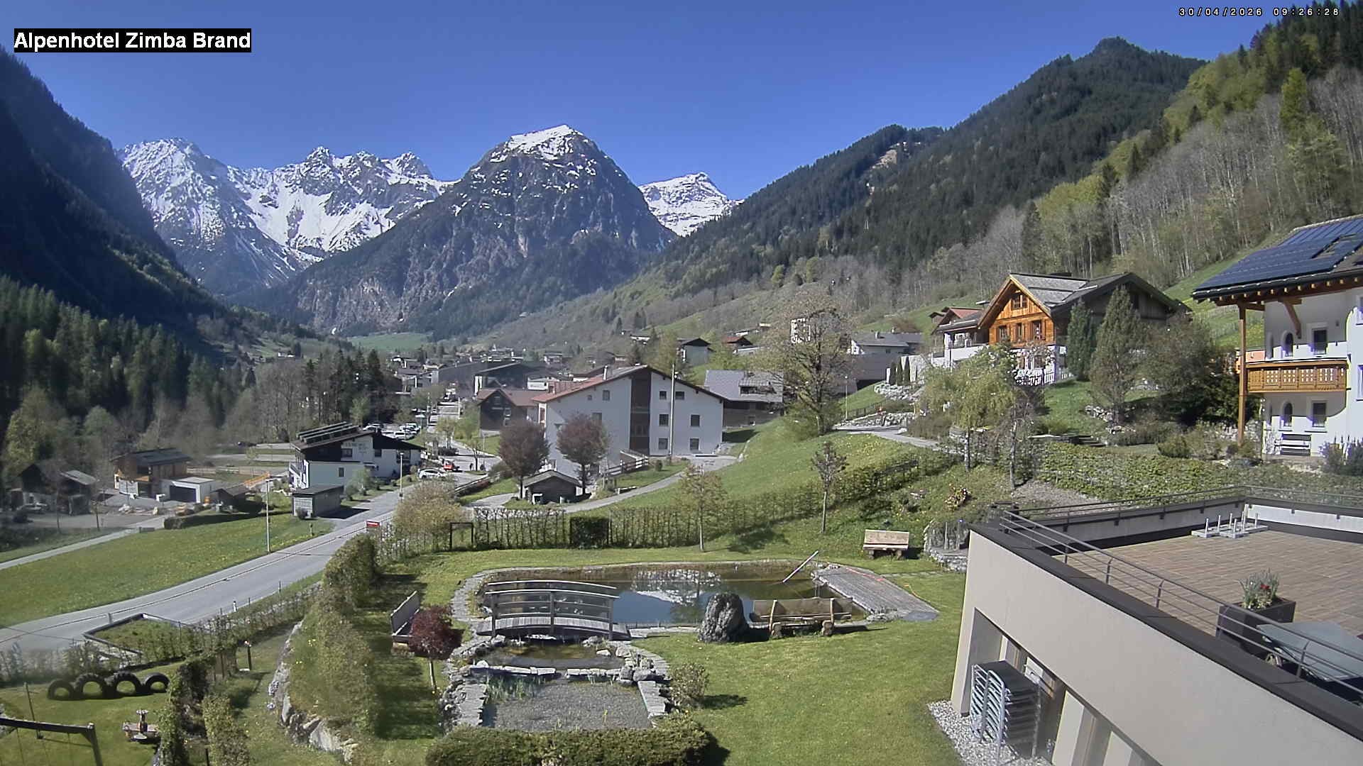 Archiv Foto Webcam Alpenhof Zimba, Brand, Vorarlberg