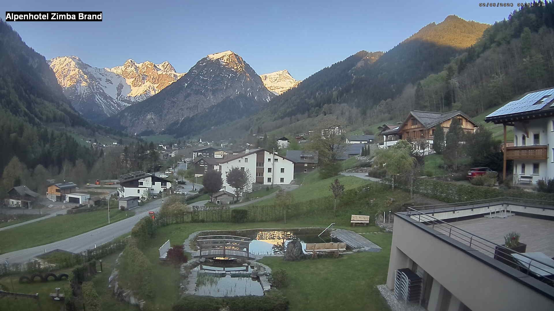 Archiv Foto Webcam Alpenhof Zimba, Brand, Vorarlberg