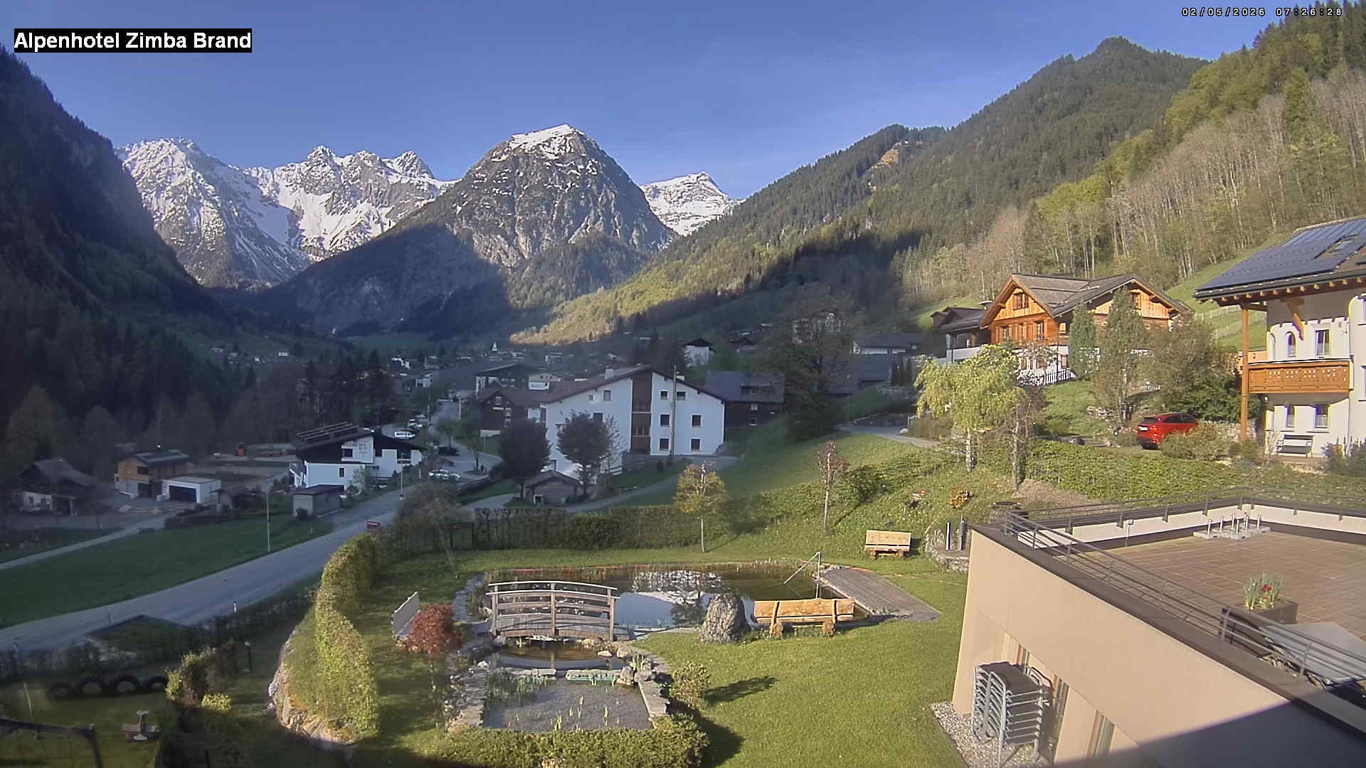 Archiv Foto Webcam Alpenhof Zimba, Brand, Vorarlberg