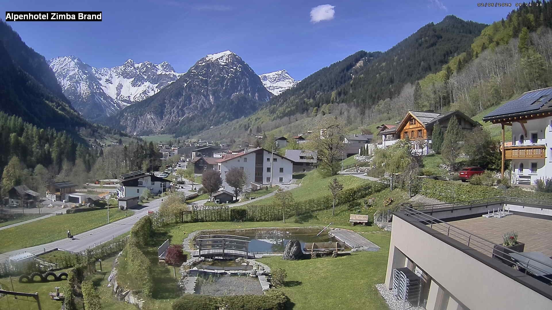 Archiv Foto Webcam Alpenhof Zimba, Brand, Vorarlberg