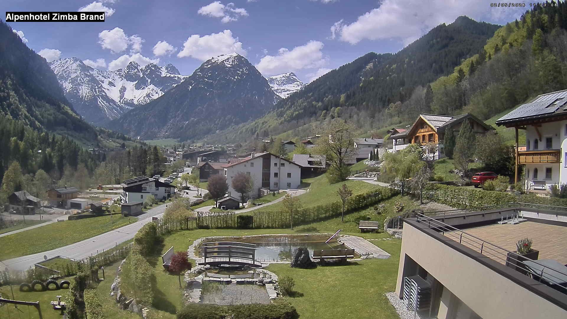 Archiv Foto Webcam Alpenhof Zimba, Brand, Vorarlberg