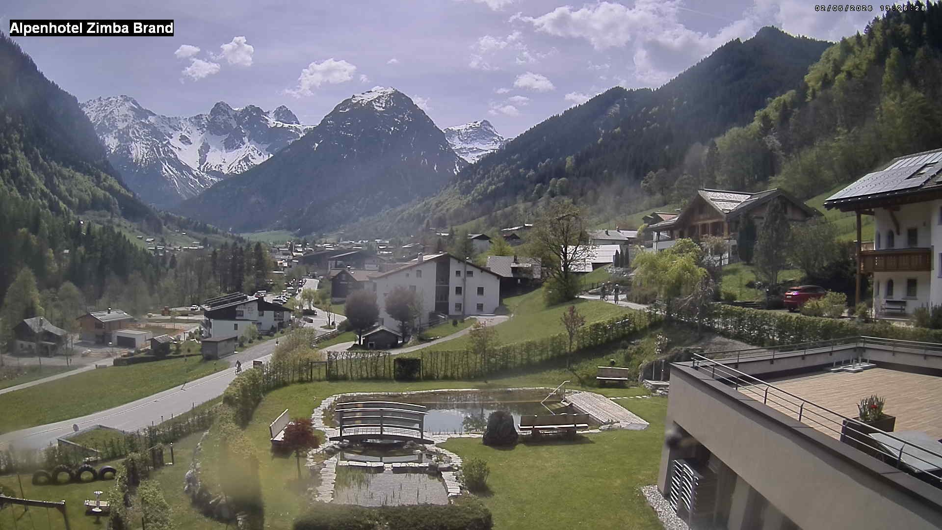 Archiv Foto Webcam Alpenhof Zimba, Brand, Vorarlberg