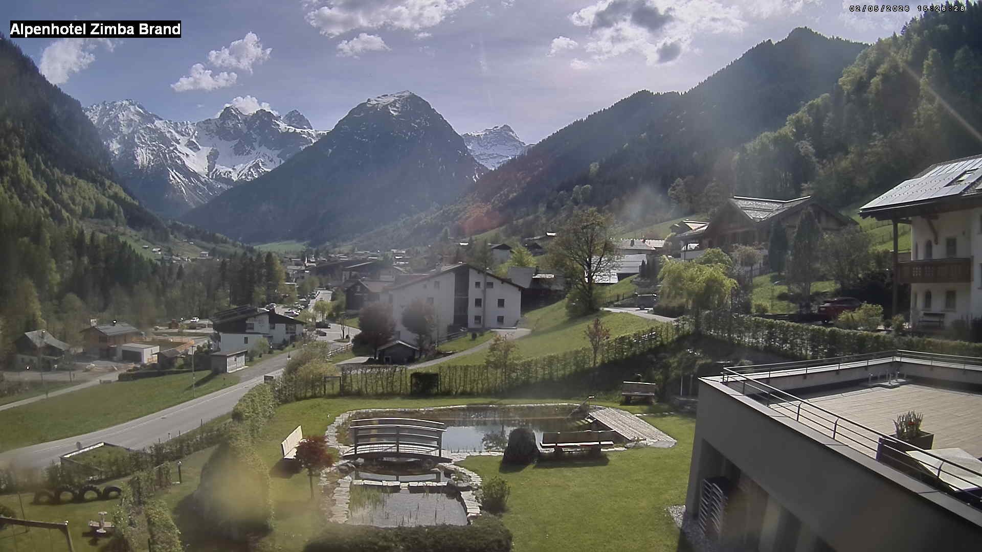 Archiv Foto Webcam Alpenhof Zimba, Brand, Vorarlberg