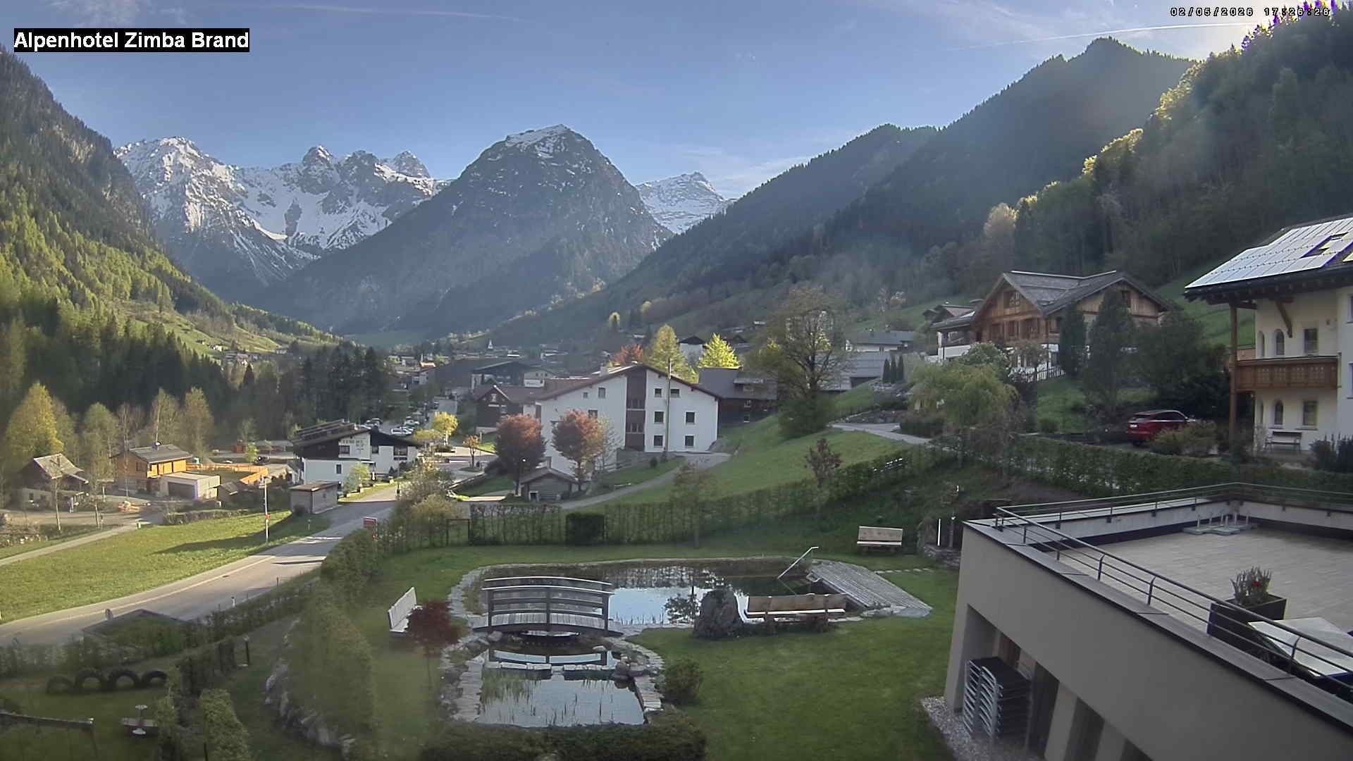 Archiv Foto Webcam Alpenhof Zimba, Brand, Vorarlberg