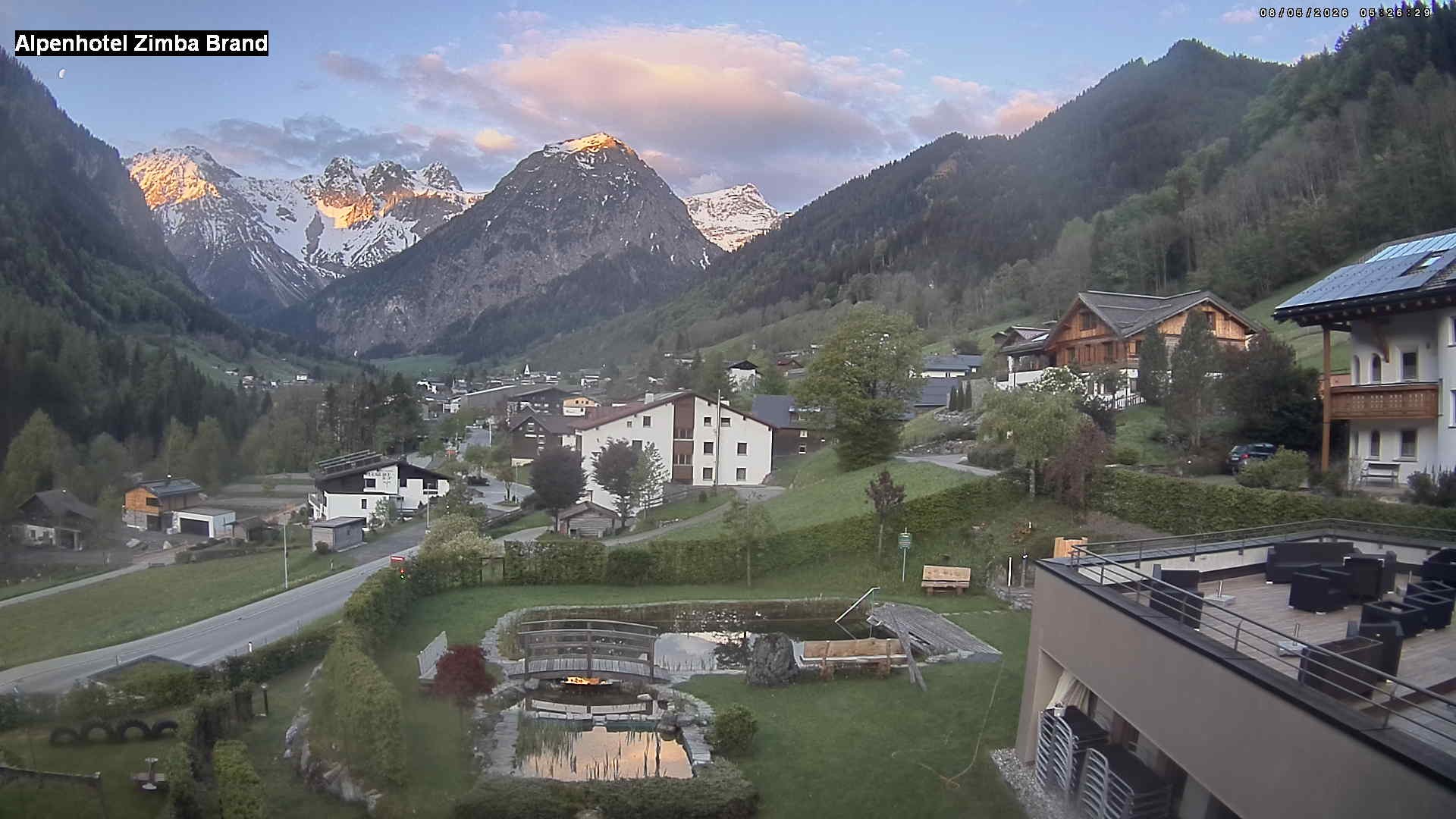 Archiv Foto Webcam Alpenhof Zimba, Brand, Vorarlberg