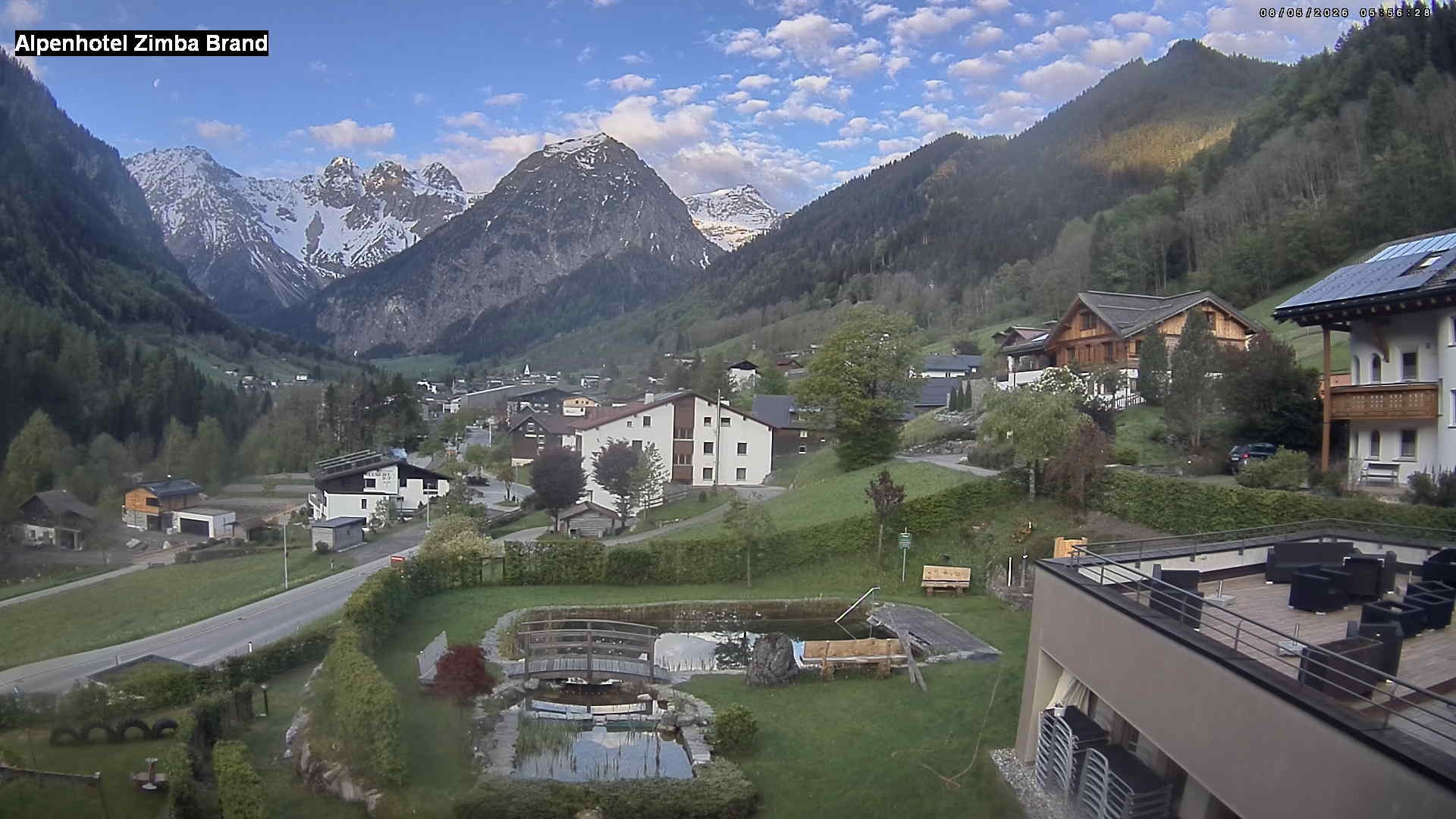 Archiv Foto Webcam Alpenhof Zimba, Brand, Vorarlberg