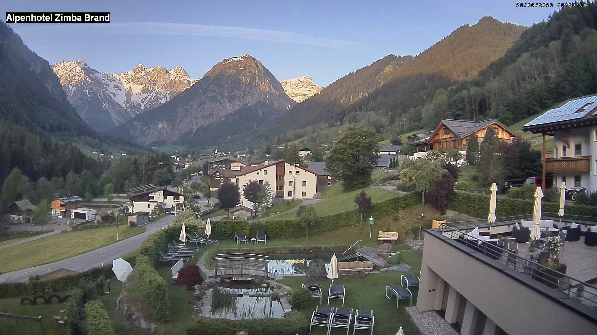 Archiv Foto Webcam Alpenhof Zimba, Brand, Vorarlberg