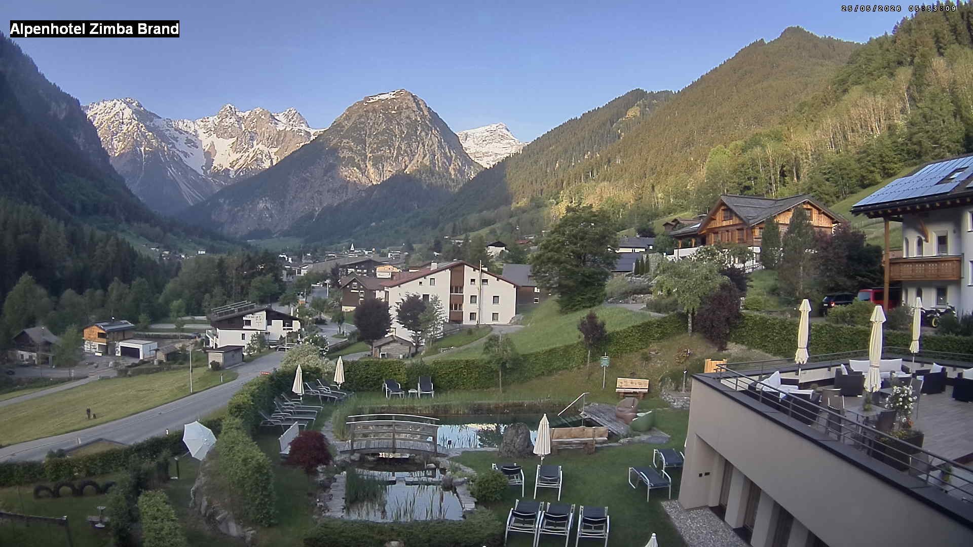 Archiv Foto Webcam Alpenhof Zimba, Brand, Vorarlberg