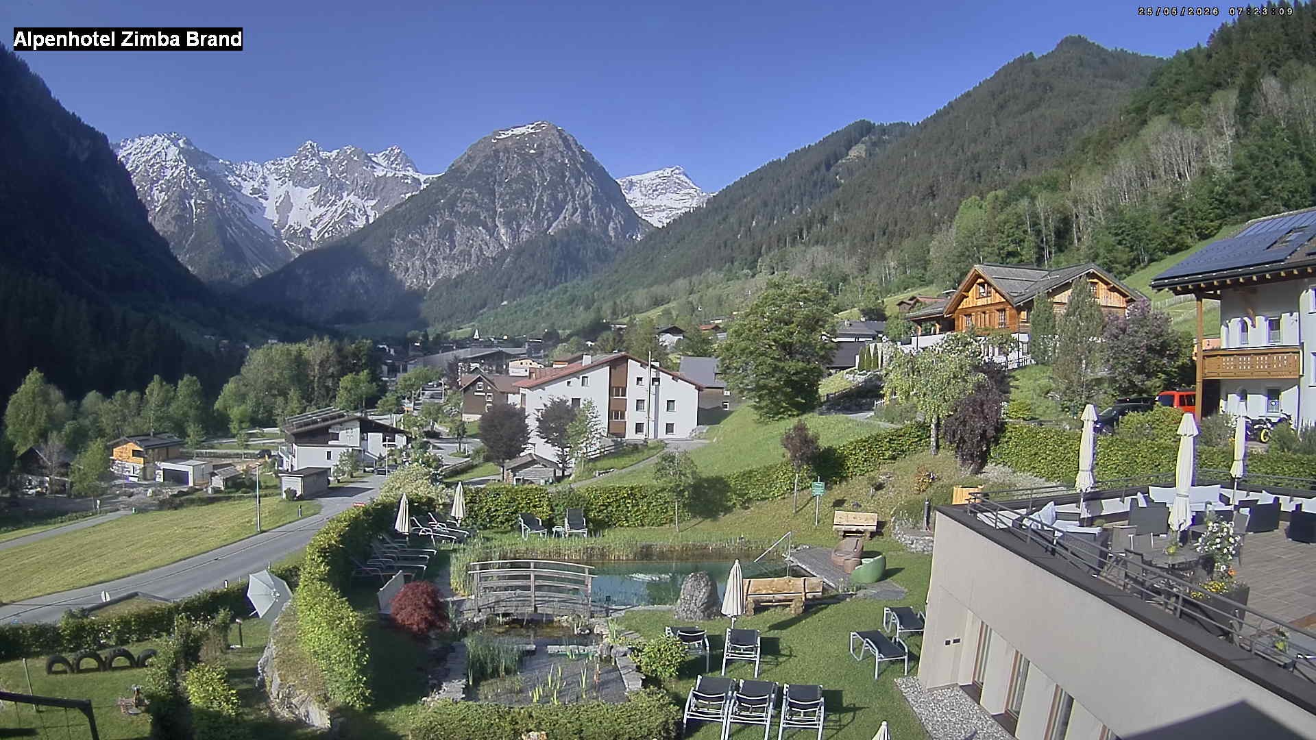 Archiv Foto Webcam Alpenhof Zimba, Brand, Vorarlberg