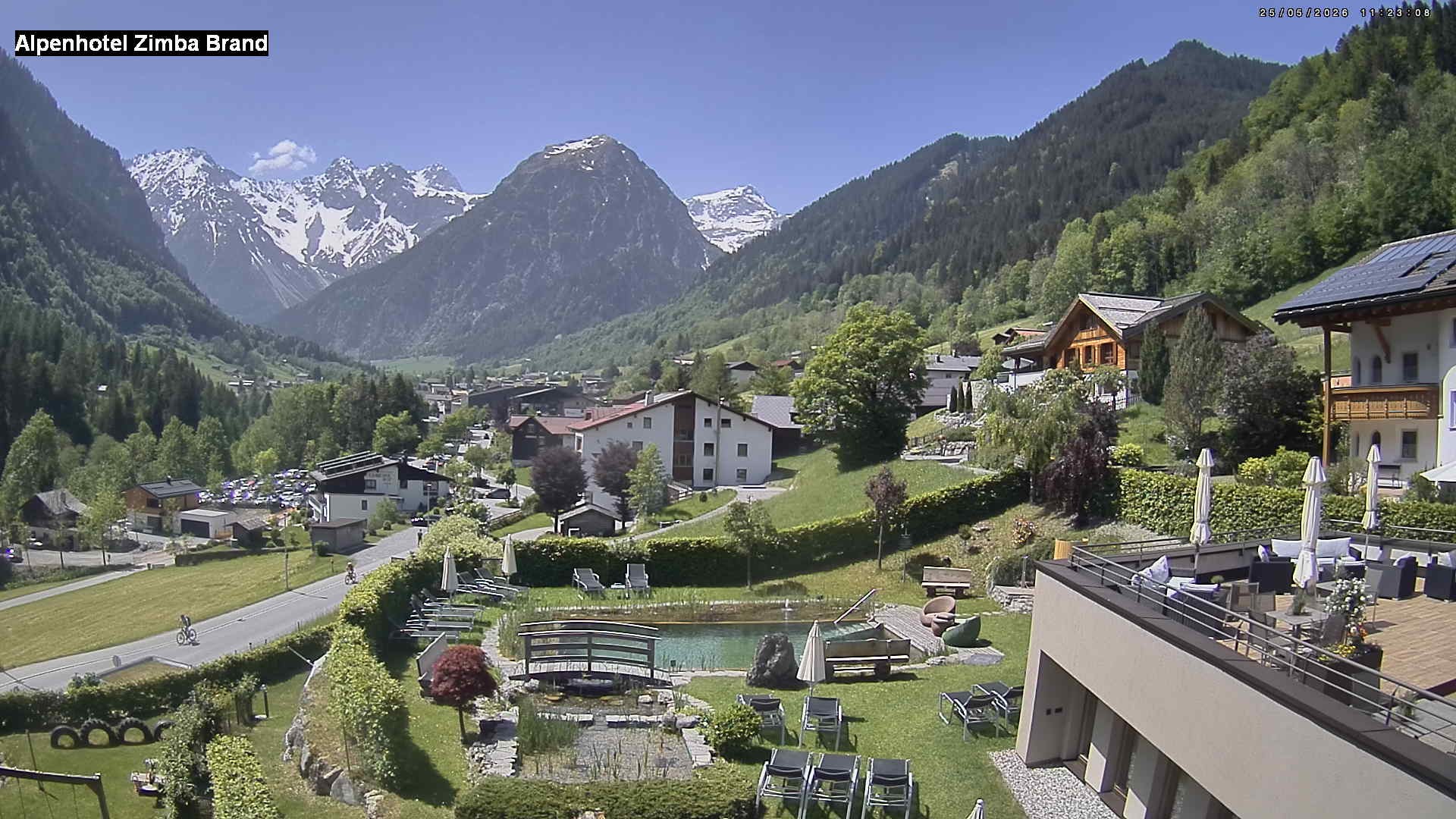 Archiv Foto Webcam Alpenhof Zimba, Brand, Vorarlberg