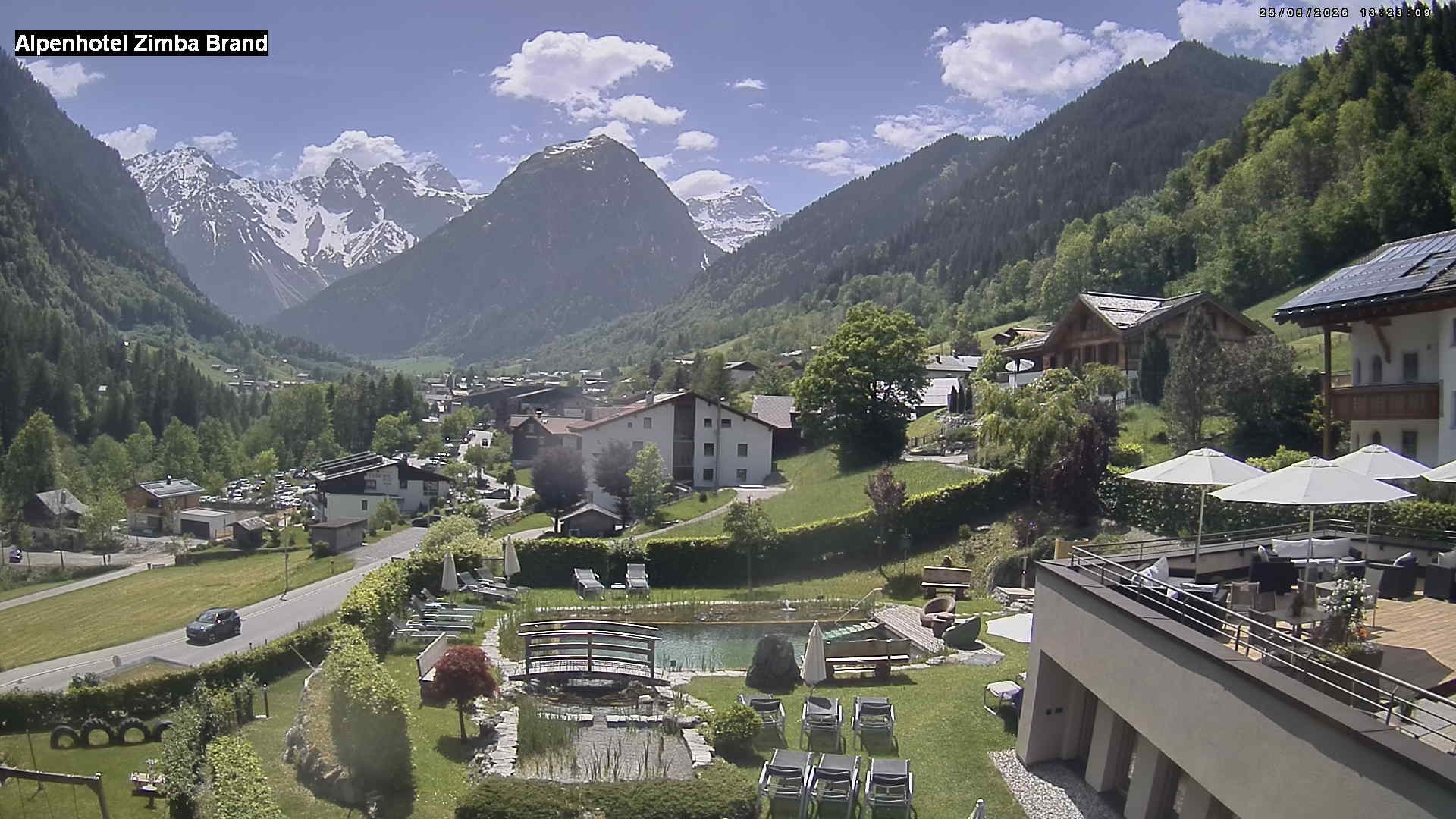 Archiv Foto Webcam Alpenhof Zimba, Brand, Vorarlberg