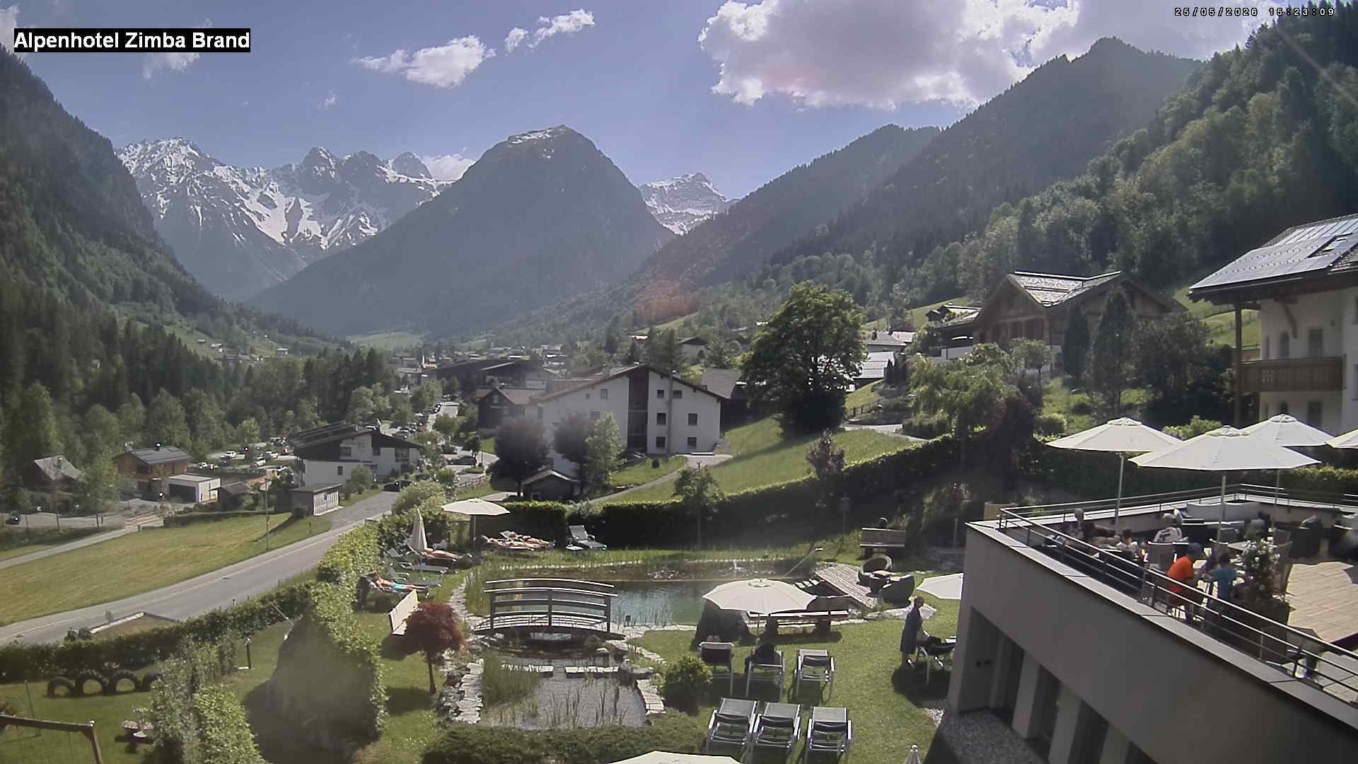 Archiv Foto Webcam Alpenhof Zimba, Brand, Vorarlberg