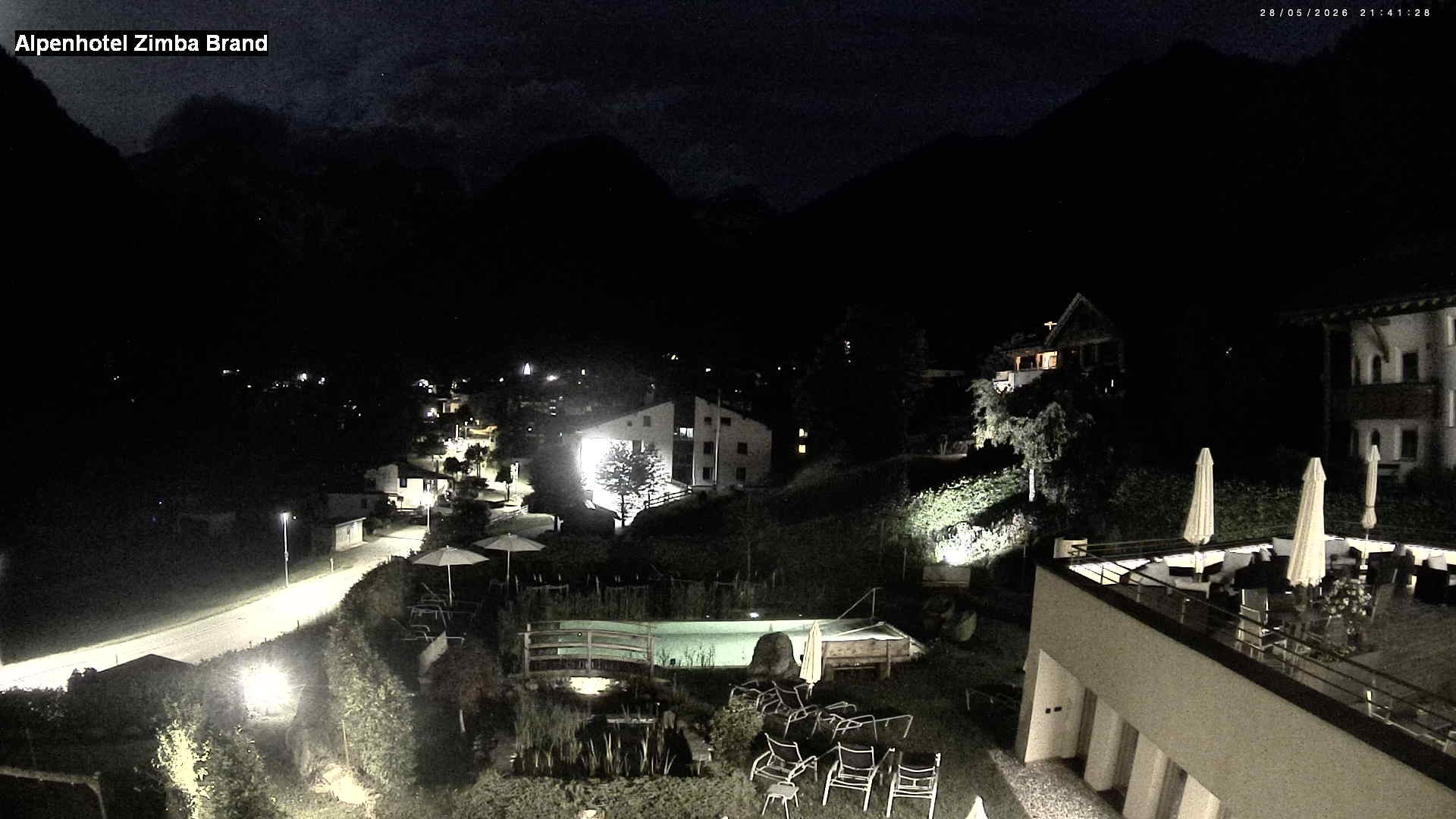 Archived image Webcam hotel Zimba, Brand in Vorarlberg