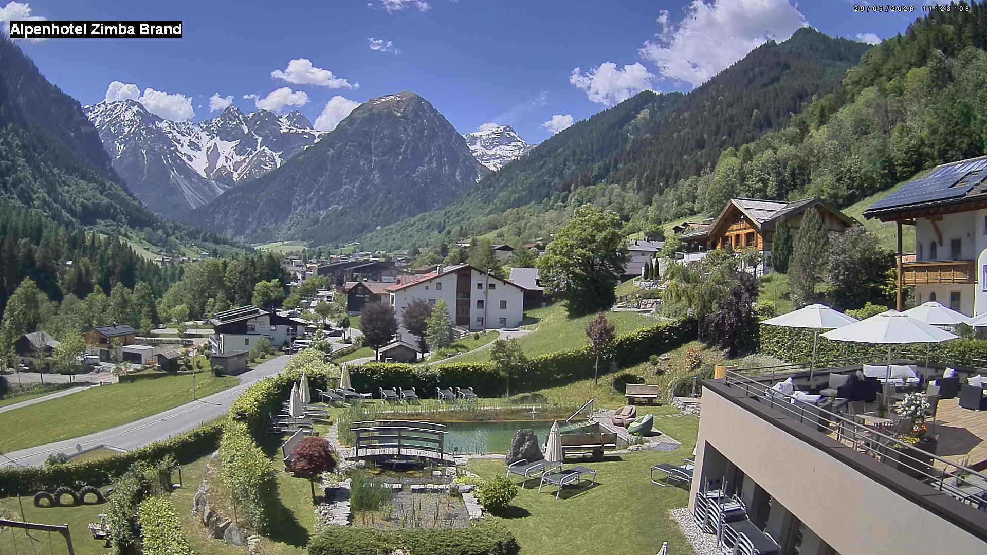 Archived image Webcam hotel Zimba, Brand in Vorarlberg