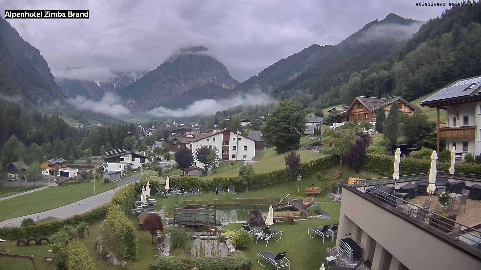 Archiv Foto Webcam Alpenhof Zimba, Brand, Vorarlberg