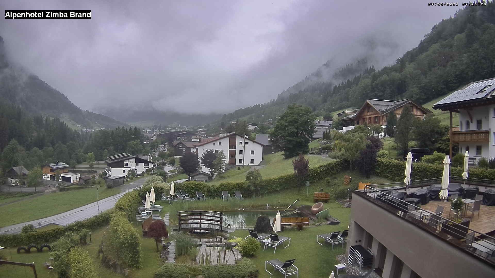 Archiv Foto Webcam Alpenhof Zimba, Brand, Vorarlberg