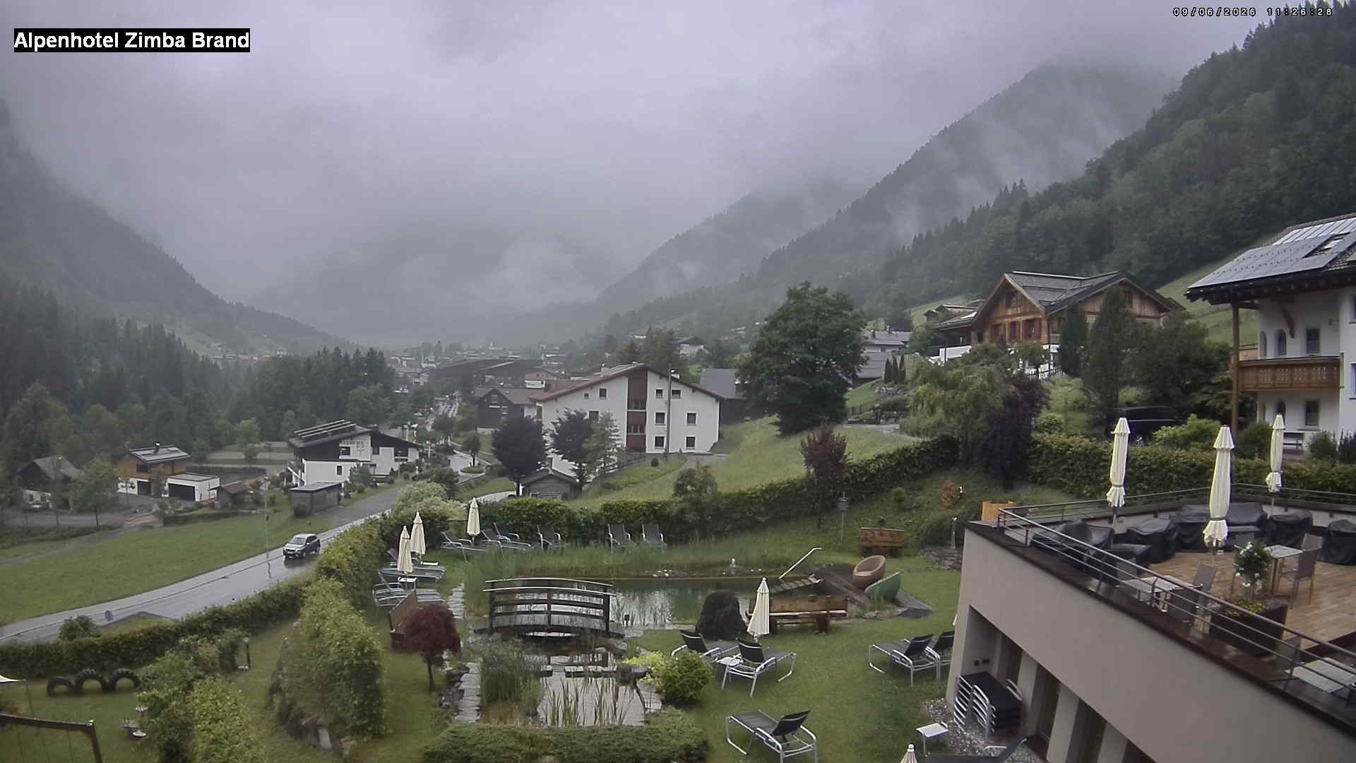 Archiv Foto Webcam Alpenhof Zimba, Brand, Vorarlberg